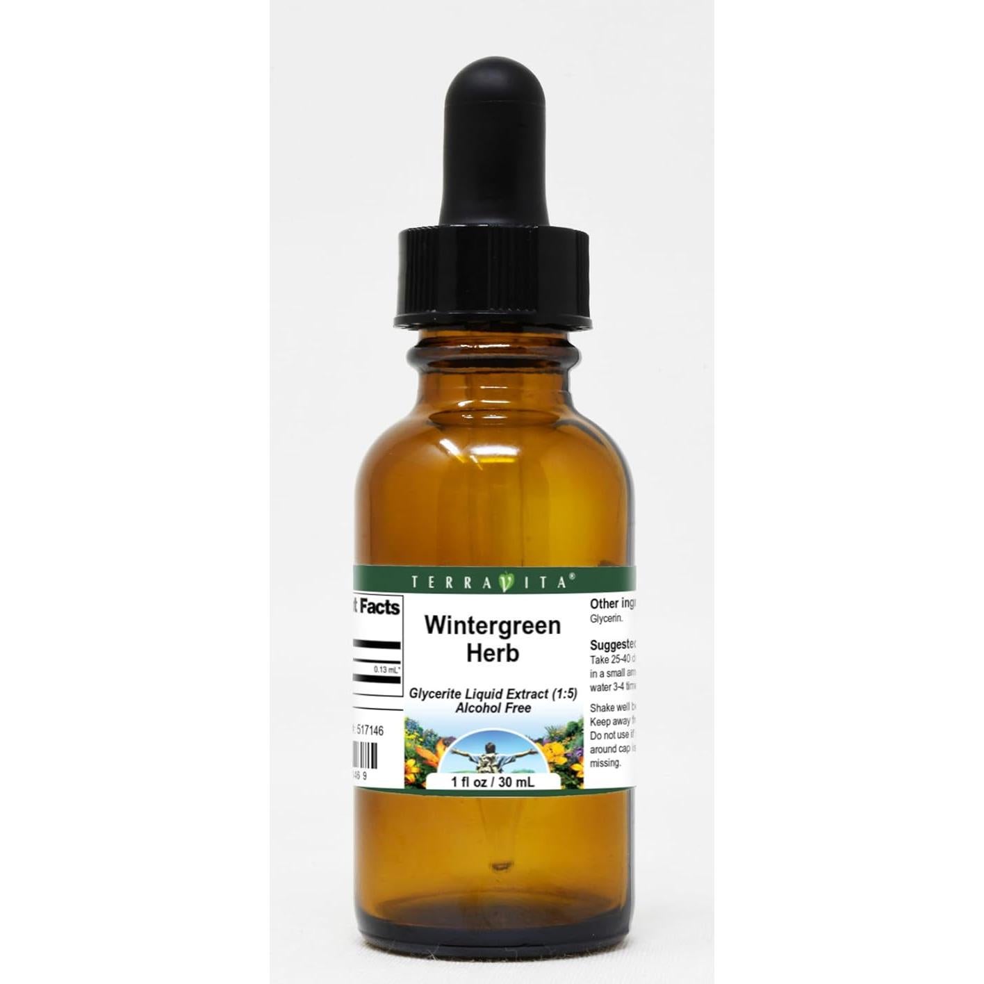 Extracto Líquido de Glicerita de Hierba de Invierno TerraVita 88.72 ml - Sin Sabor - Paquete de 3