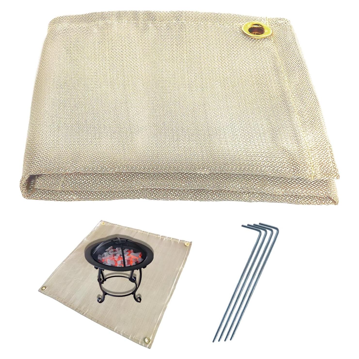 Alfombrilla Cuadrada Resistente al Calor 50 cm - Protector BBQ