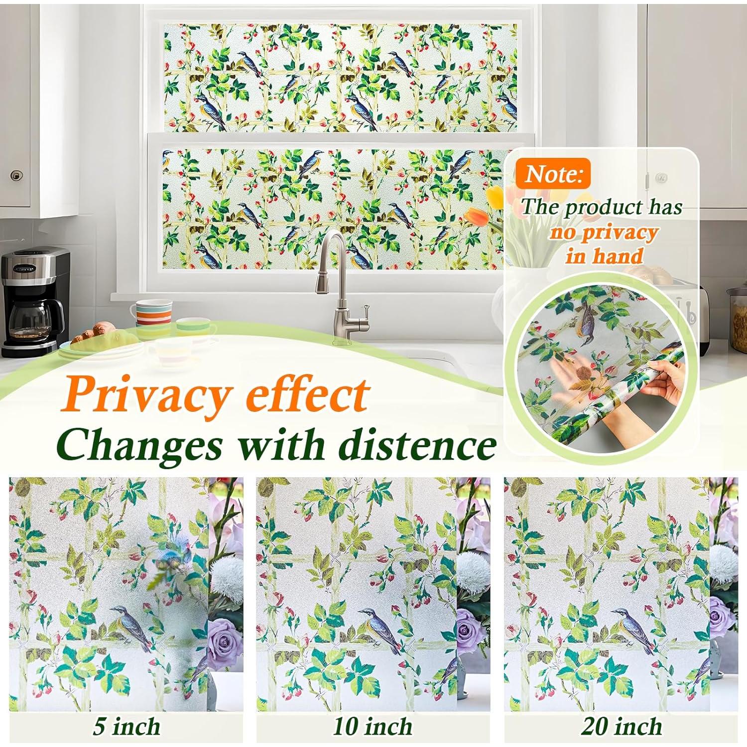 Película de Ventana Esmerilada Coavas 44.5x200 cm Anti UV