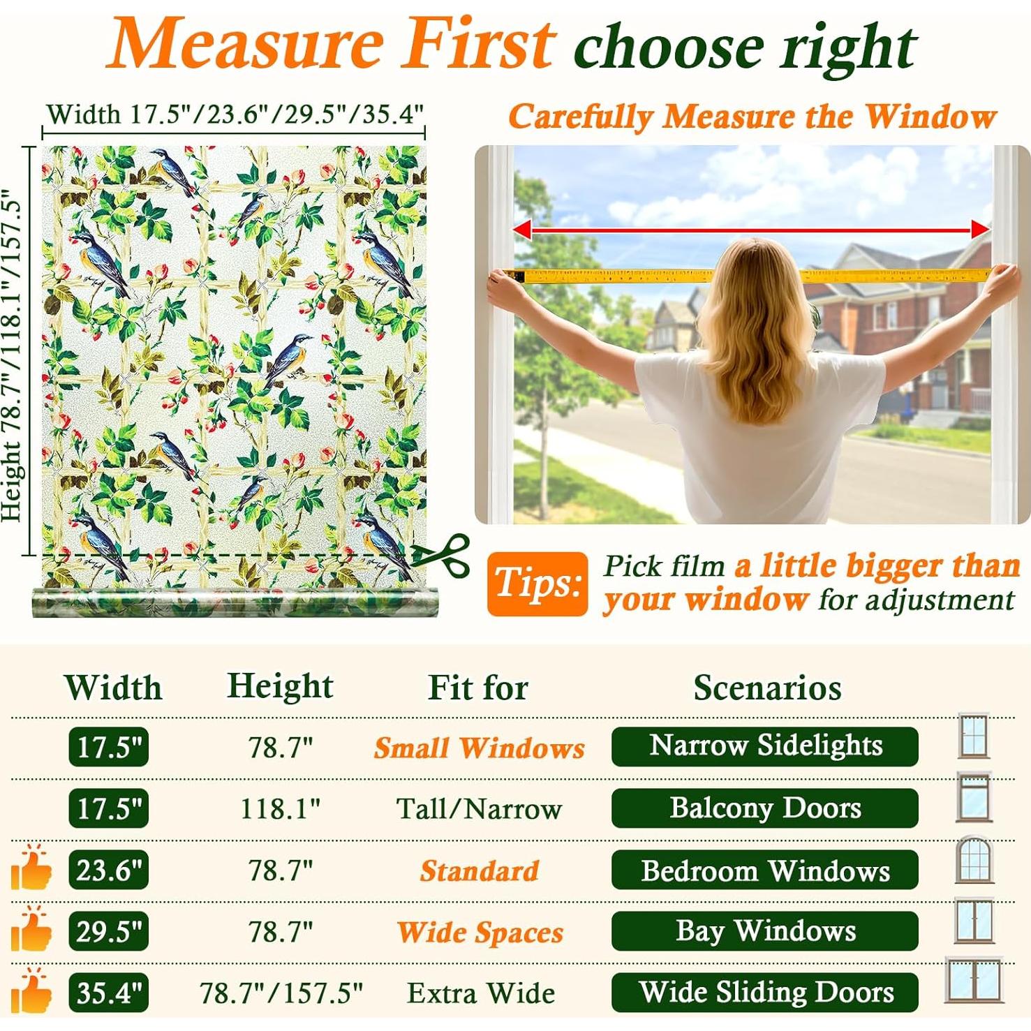 Película de Ventana Esmerilada Coavas 44.5x200 cm Anti UV