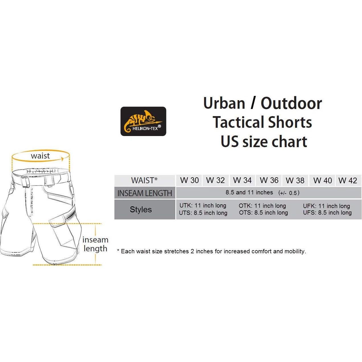 Pantalones Cortos Tácticos Helikon-Tex para Hombre - Gris