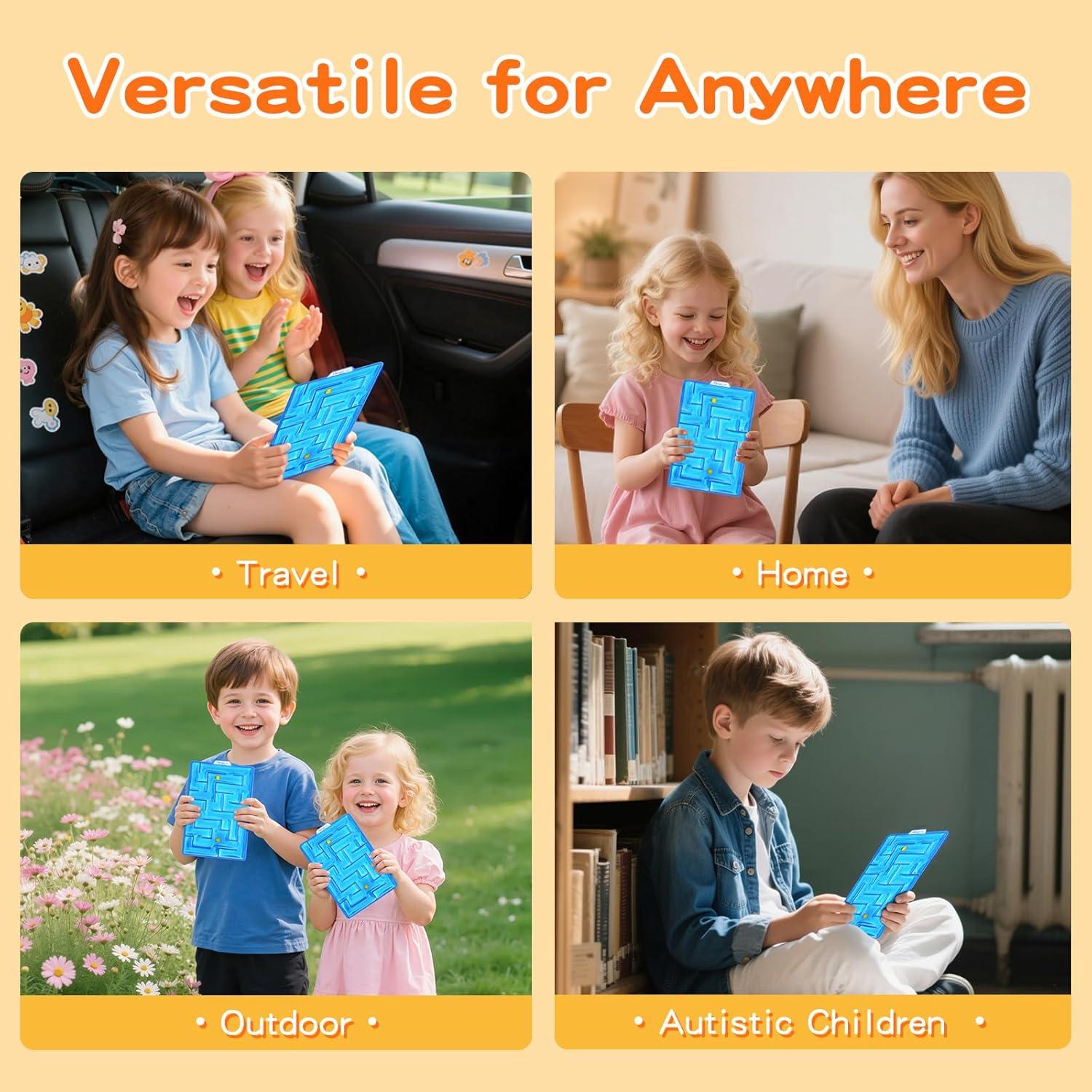 Juguete Sensory Squishy Yisryerow Laberinto Silencioso 1 Paquete