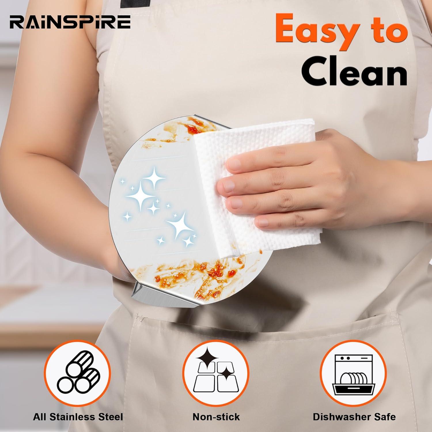 Prensa para Hamburguesas Smash Rainspire Acero Inoxidable 304 13.97 cm