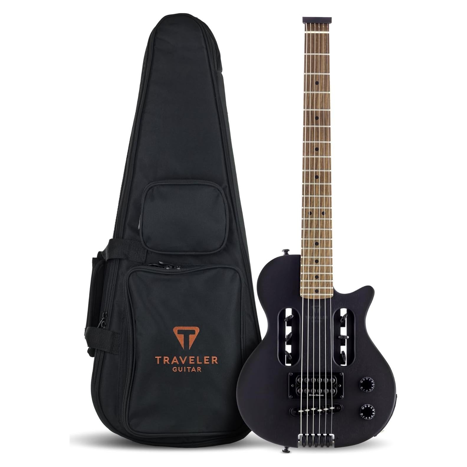 Guitarra Eléctrica Traveler EG-1 Negra 6 Cuerdas Portátil