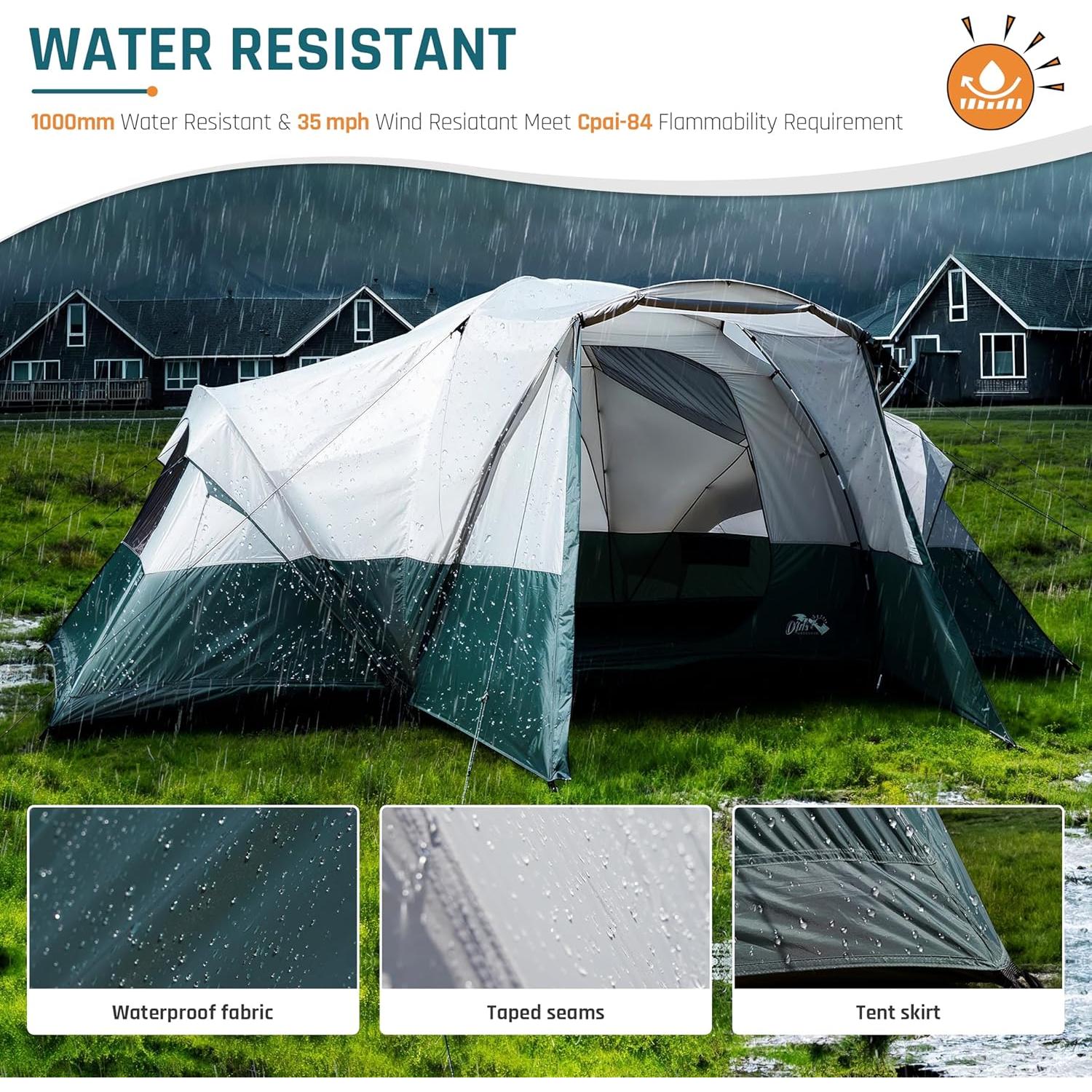 Tienda de Camping DMH OUTDOORS para 8 Personas con Vestíbulo