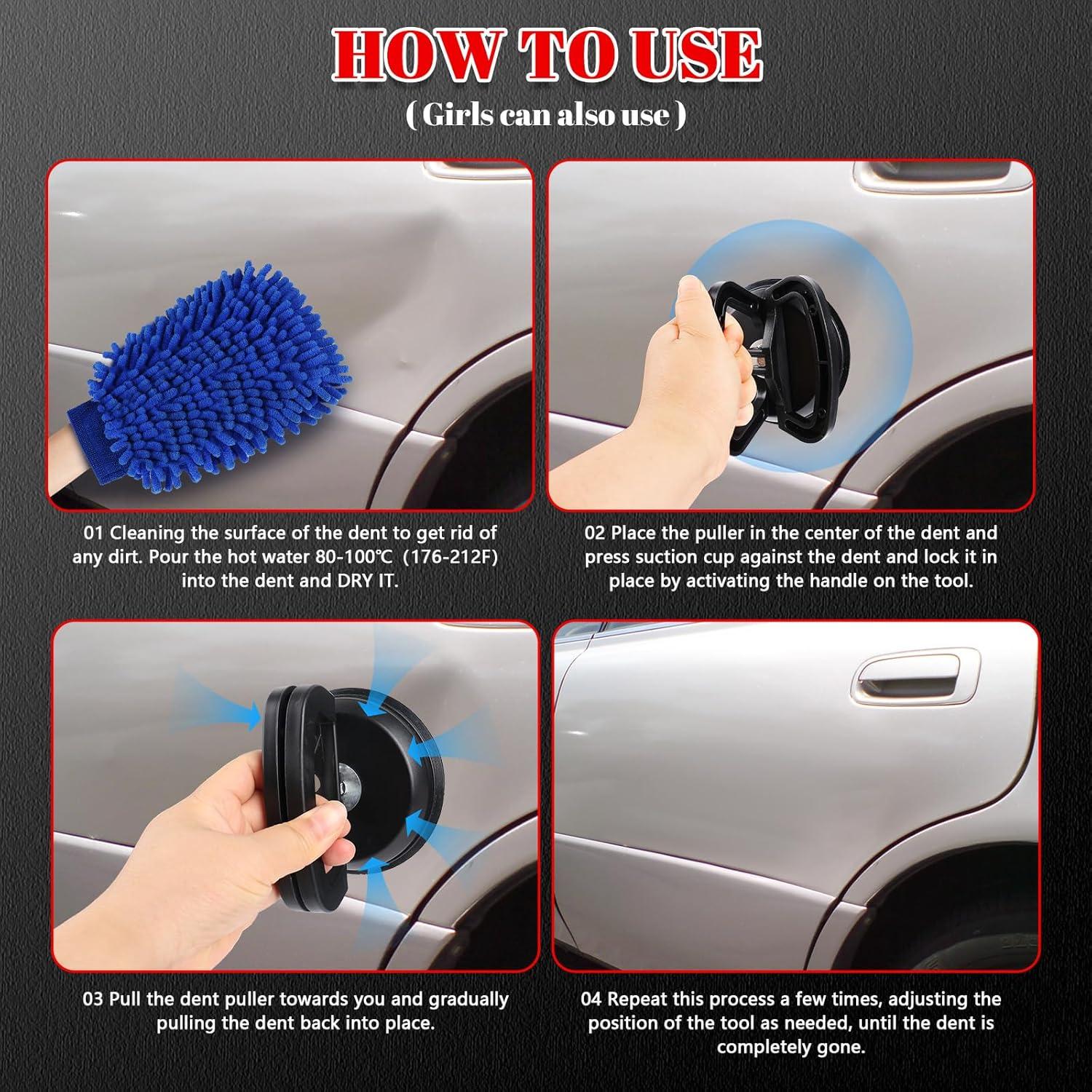 Kit de Extracción de Abolladuras LALMIMZ 3 Piezas 0.55 kg