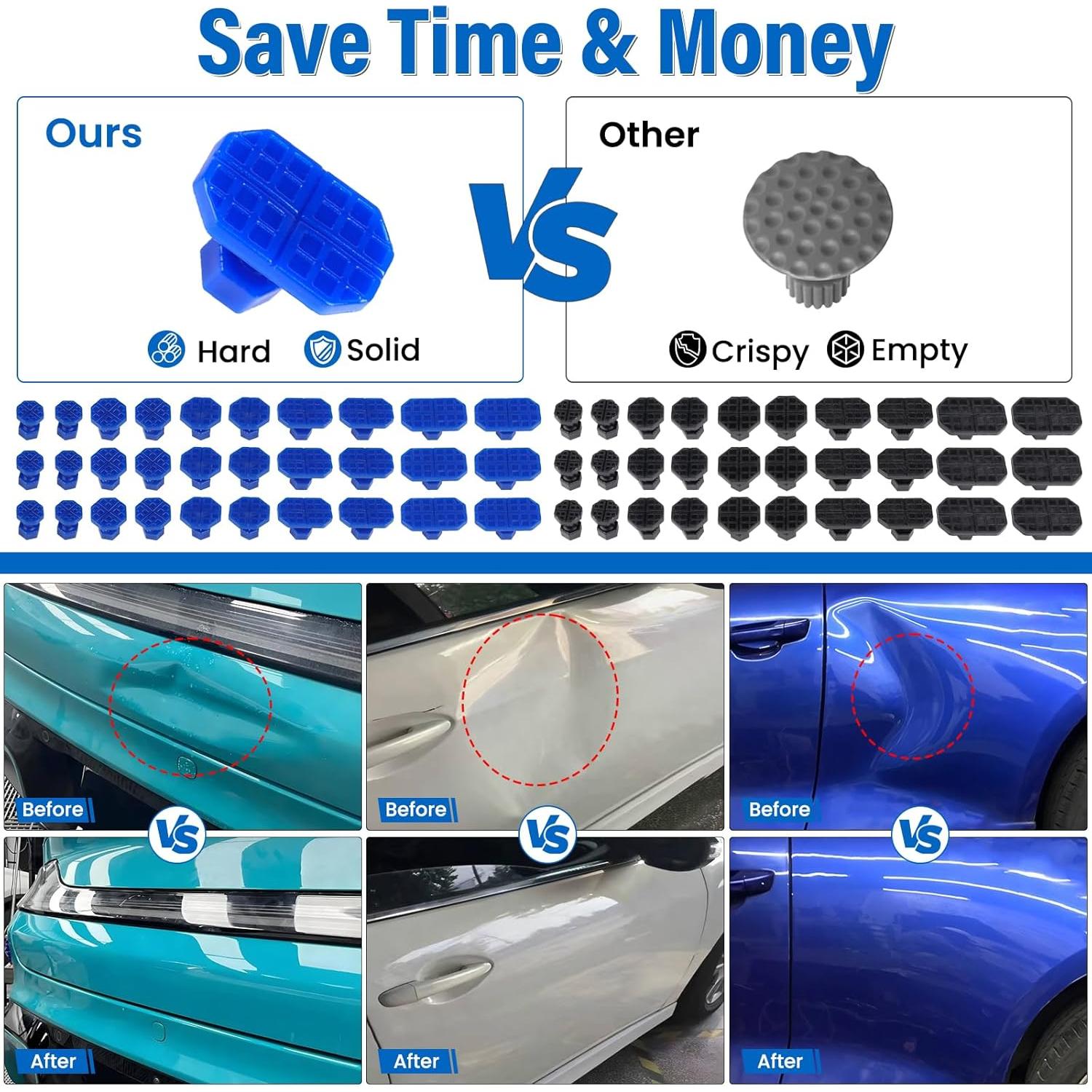 Kit de Extracción de Abolladuras ZEUSFIRE A2-A7 Profesional