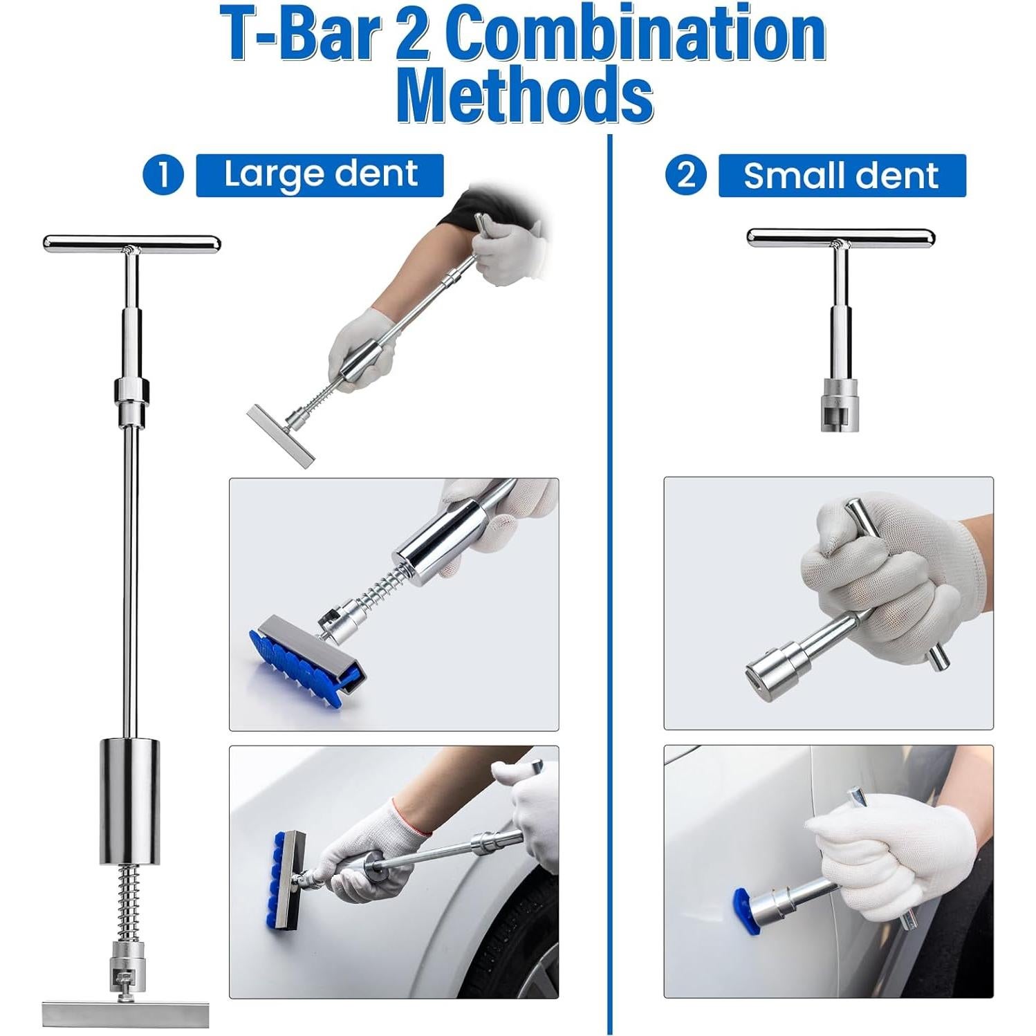 Kit de Extracción de Abolladuras ZEUSFIRE A2-A7 Profesional