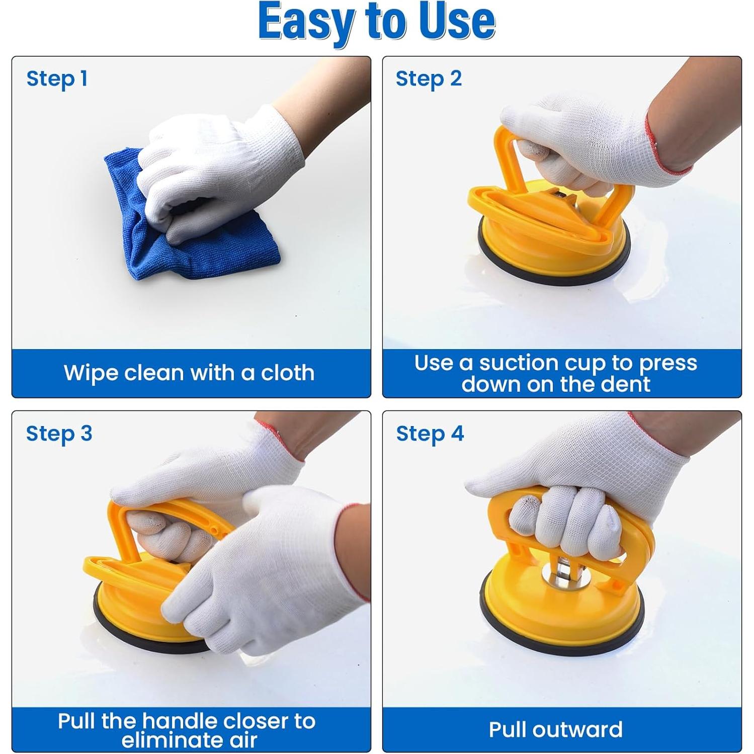 Kit de Extracción de Abolladuras ZEUSFIRE A2-A7 Profesional