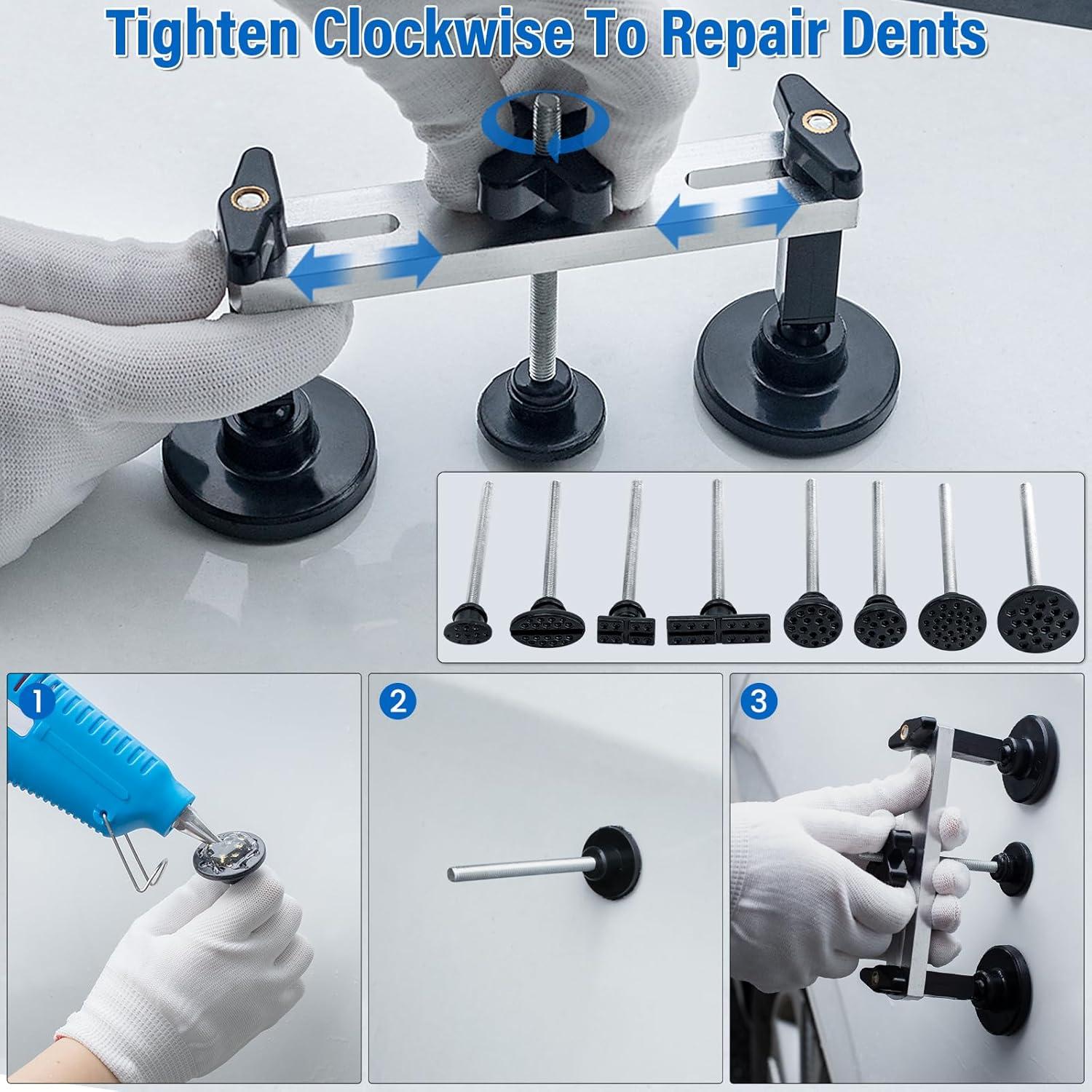 Kit de Extracción de Abolladuras ZEUSFIRE A2-A7 Profesional