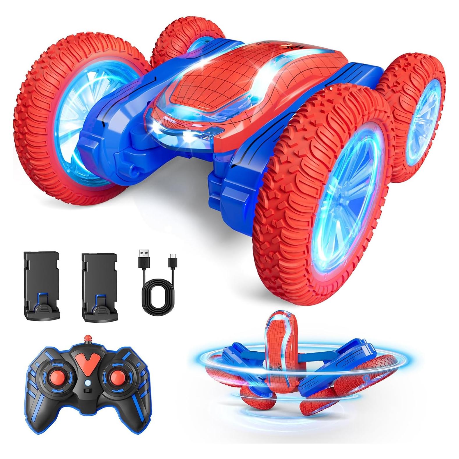 Coche RC Detsnik 9989 Acrobático 4WD LED 360° 2 Baterías