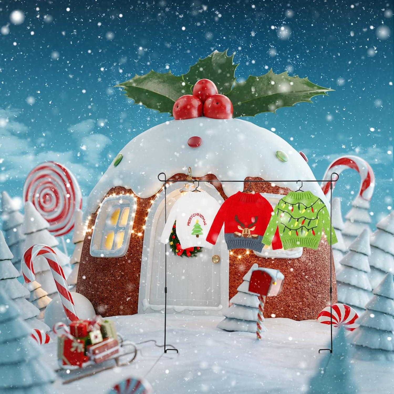 Conjunto de Suéteres de Navidad para Muñecas Aoriher 3 Pcs