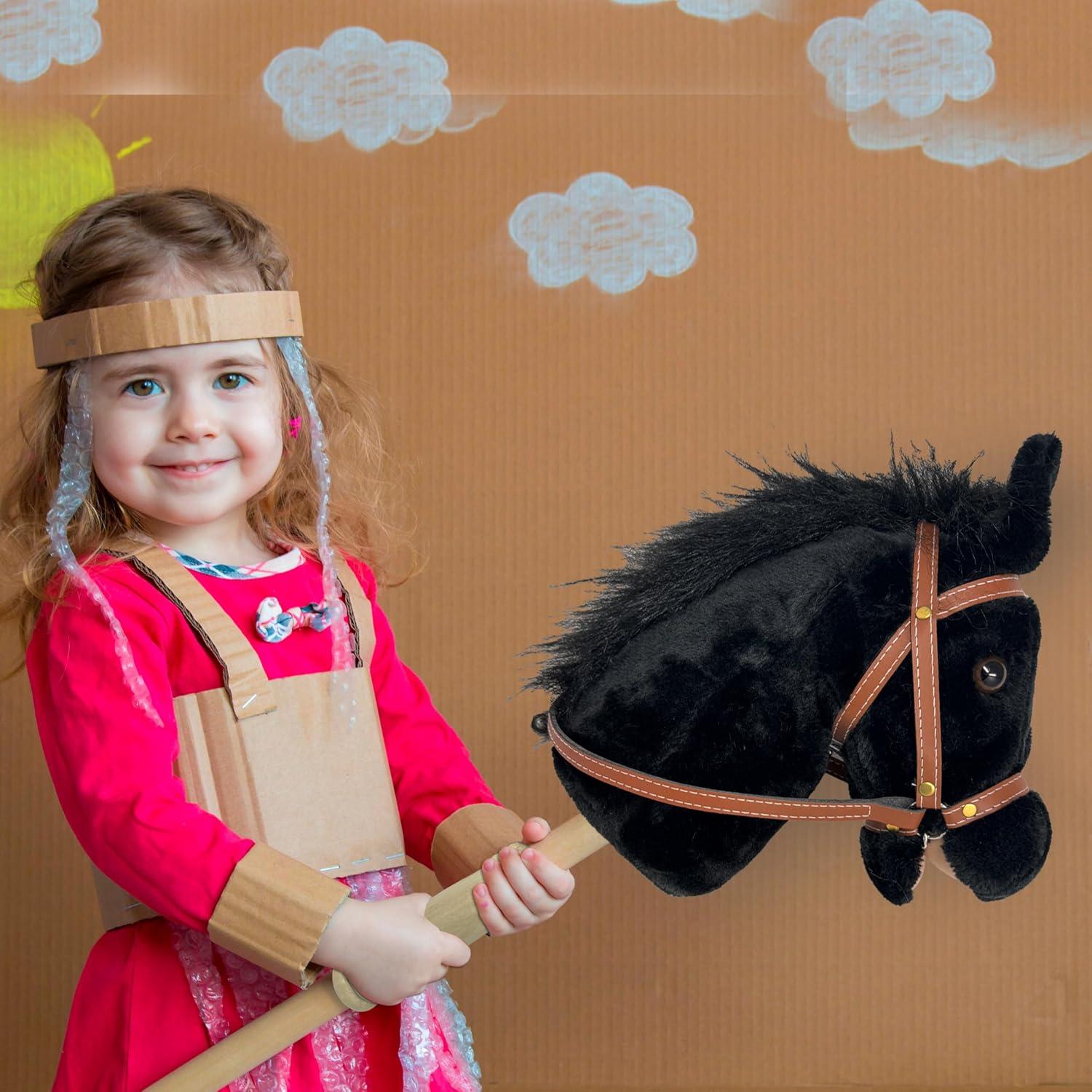 Caballo de Palo Nature Bound Negro con Sonido - Juguete Educativo
