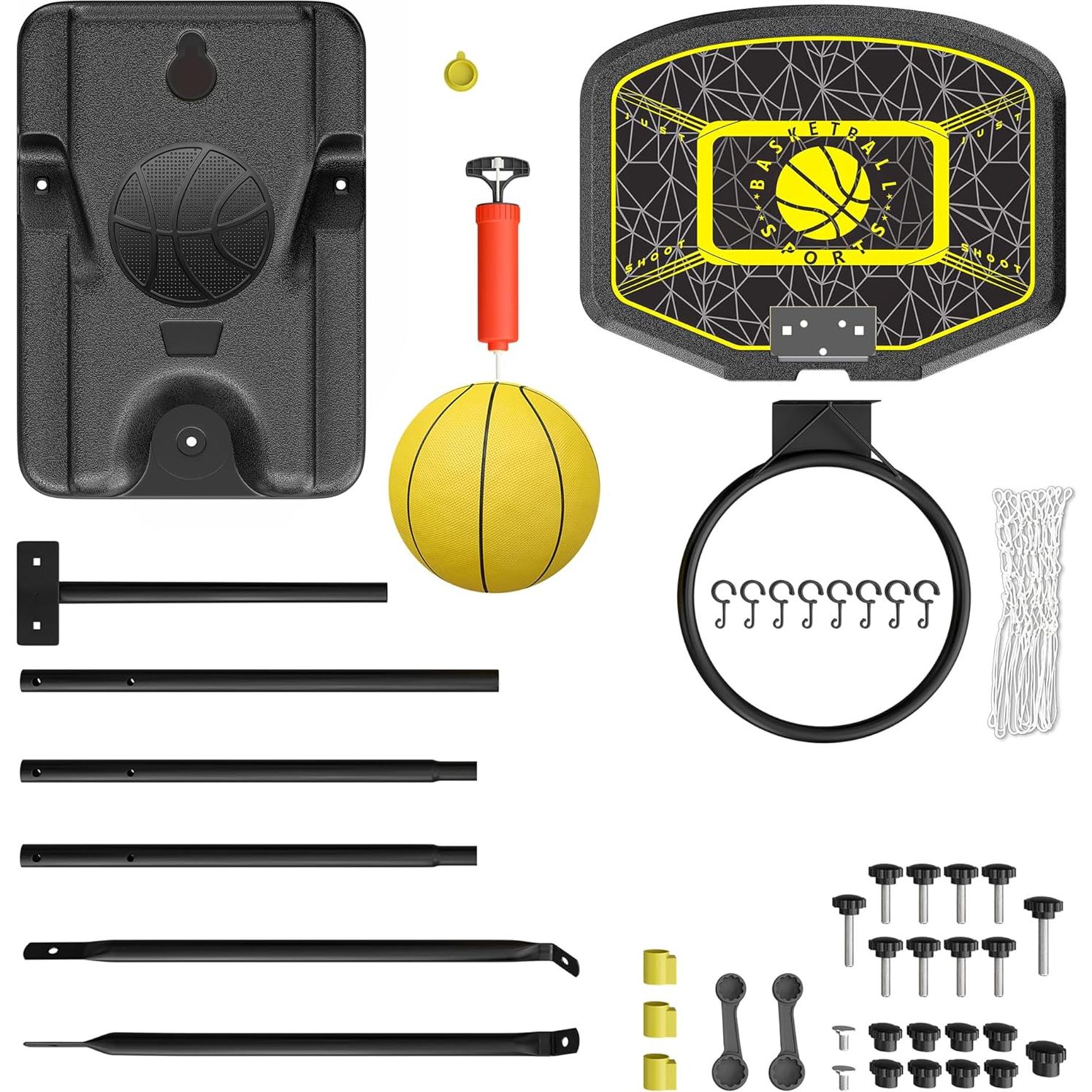 Aro de Baloncesto GILIKOKO Ajustable 1.1m-1.9m para Niños