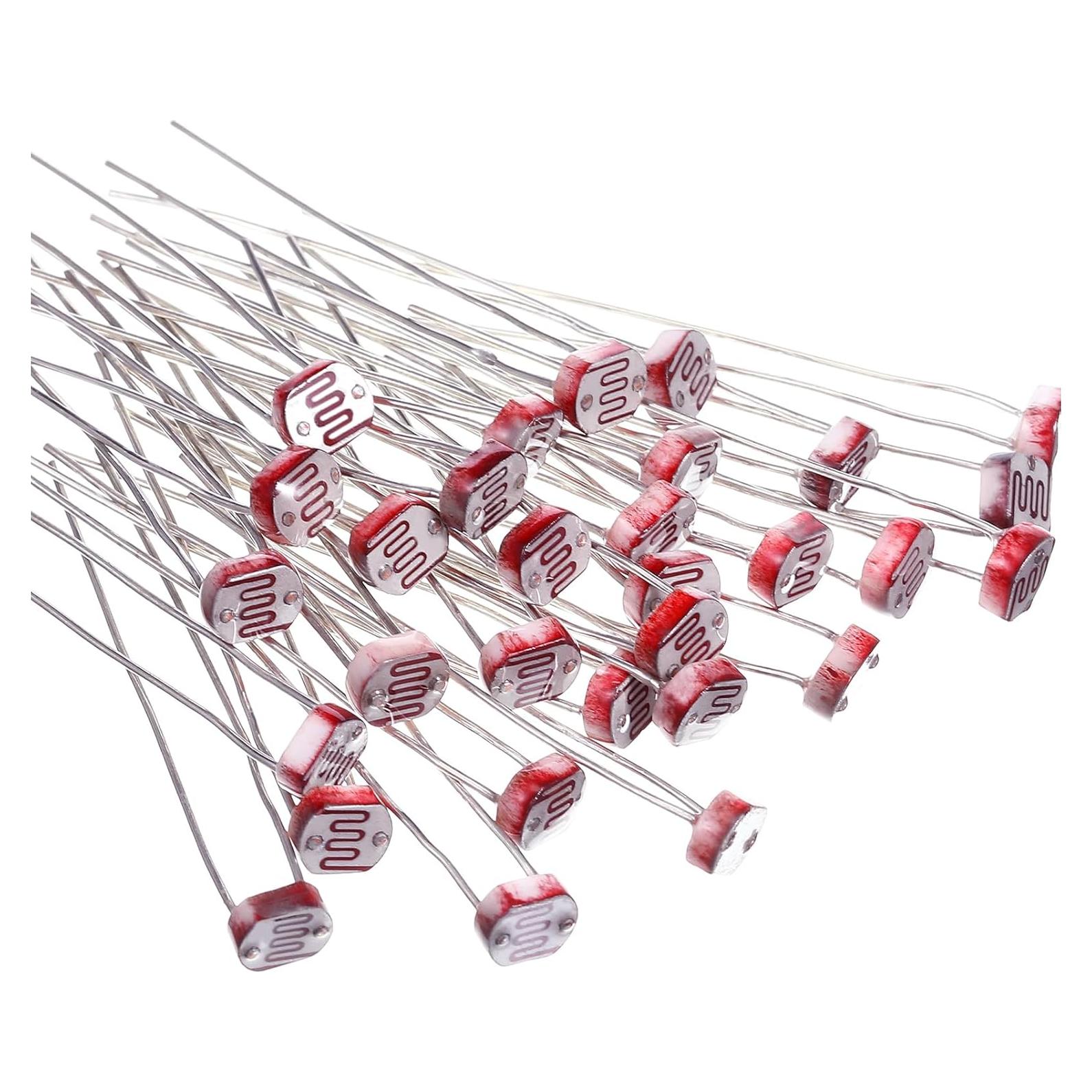 30 Piezas Fotoresistor EBOOT 5 mm Sensible a la Luz