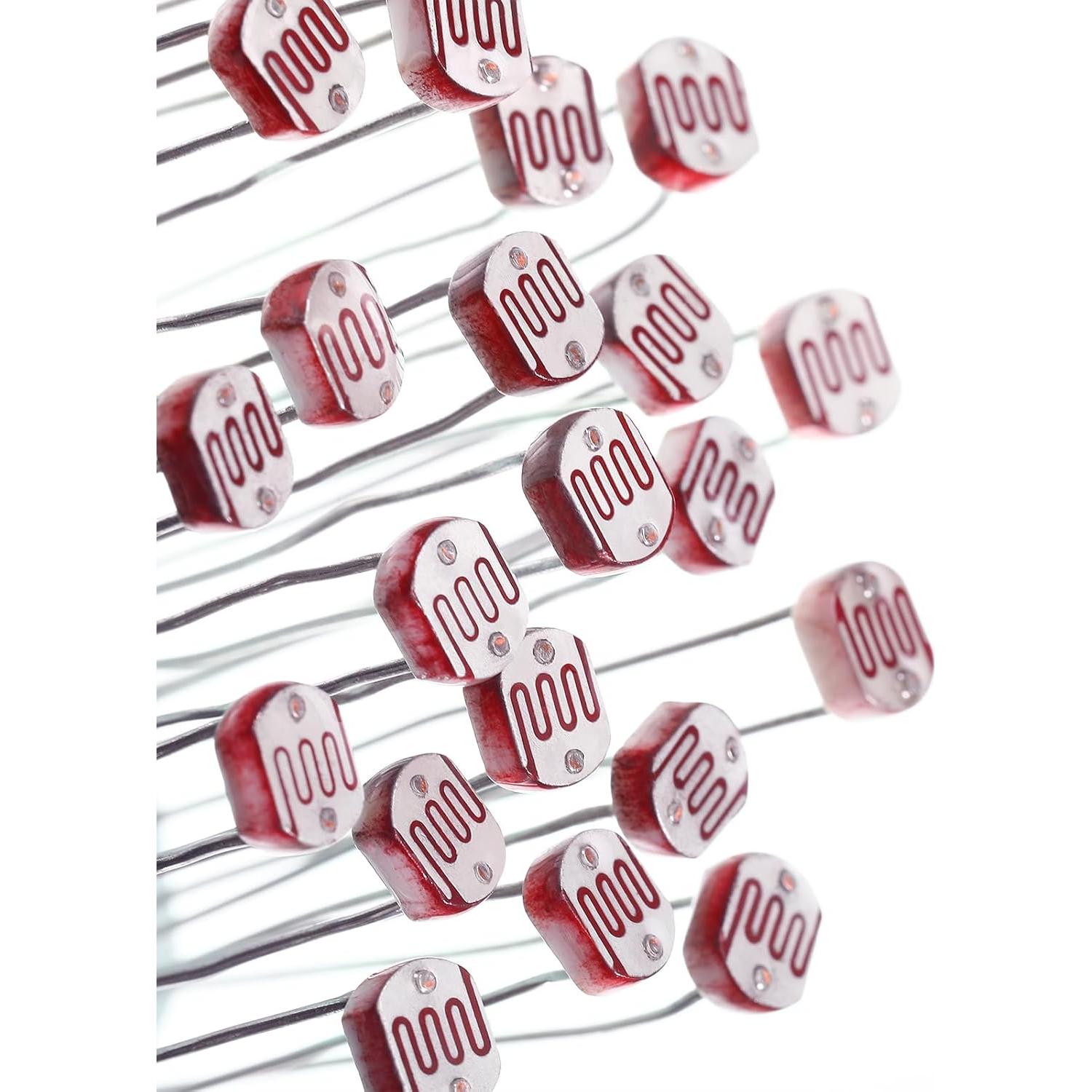 30 Piezas Fotoresistor EBOOT 5 mm Sensible a la Luz