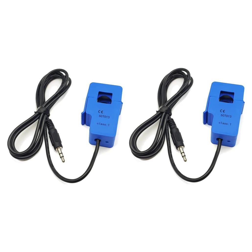 2 Pcs Sensor de Corriente SCT013 5A 1V No Invasivo 1m