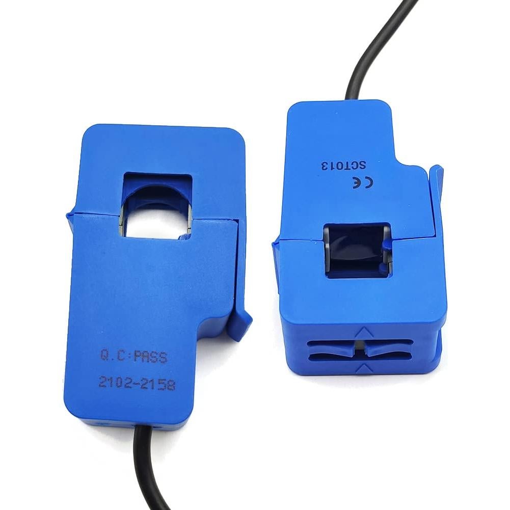 2 Pcs Sensor de Corriente SCT013 5A 1V No Invasivo 1m