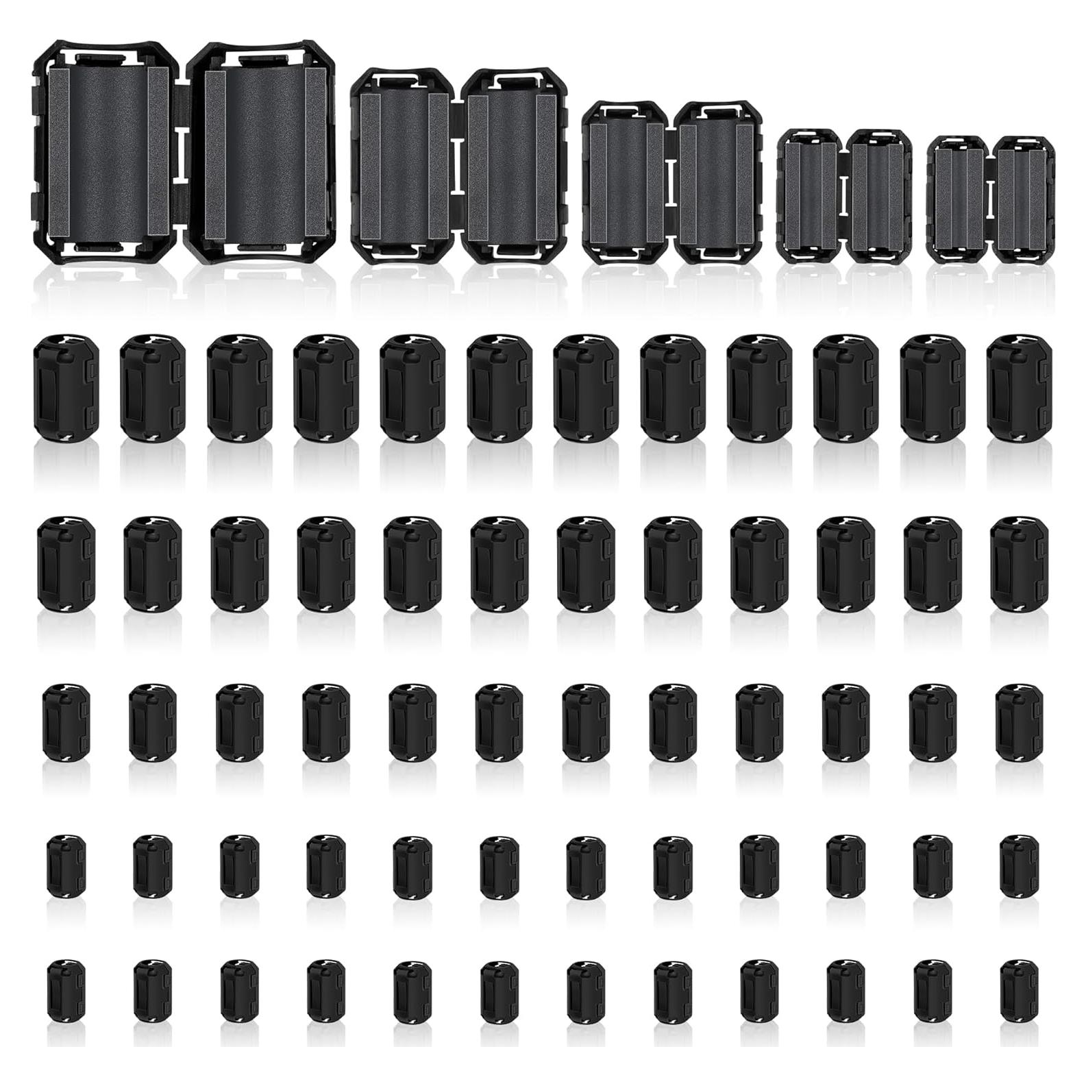Chokes de Ferrita Windspeed 25 Pcs para Cable 3.5mm a 13mm