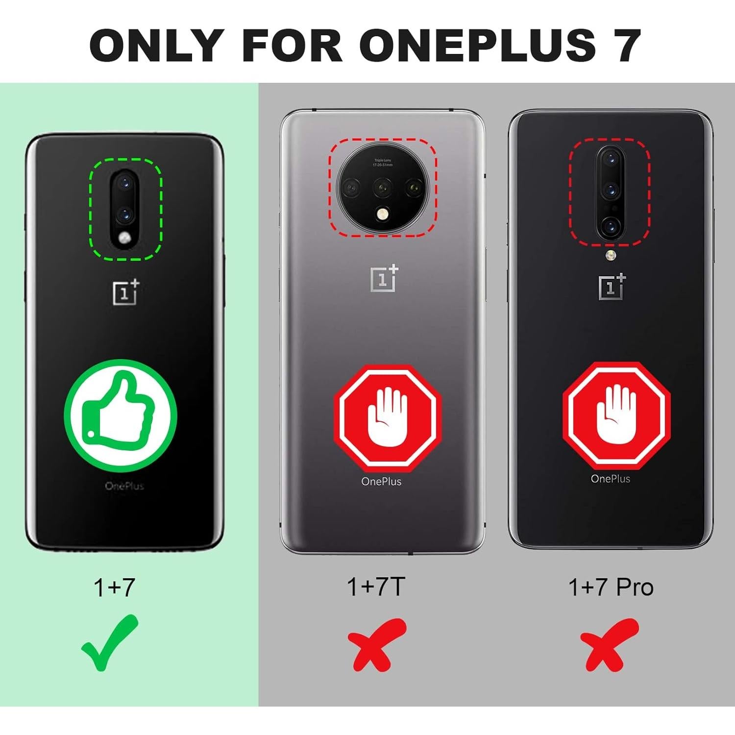 Funda Shields Up para OnePlus 7/6T - Carbono, Ultra delgada, A prueba de golpes