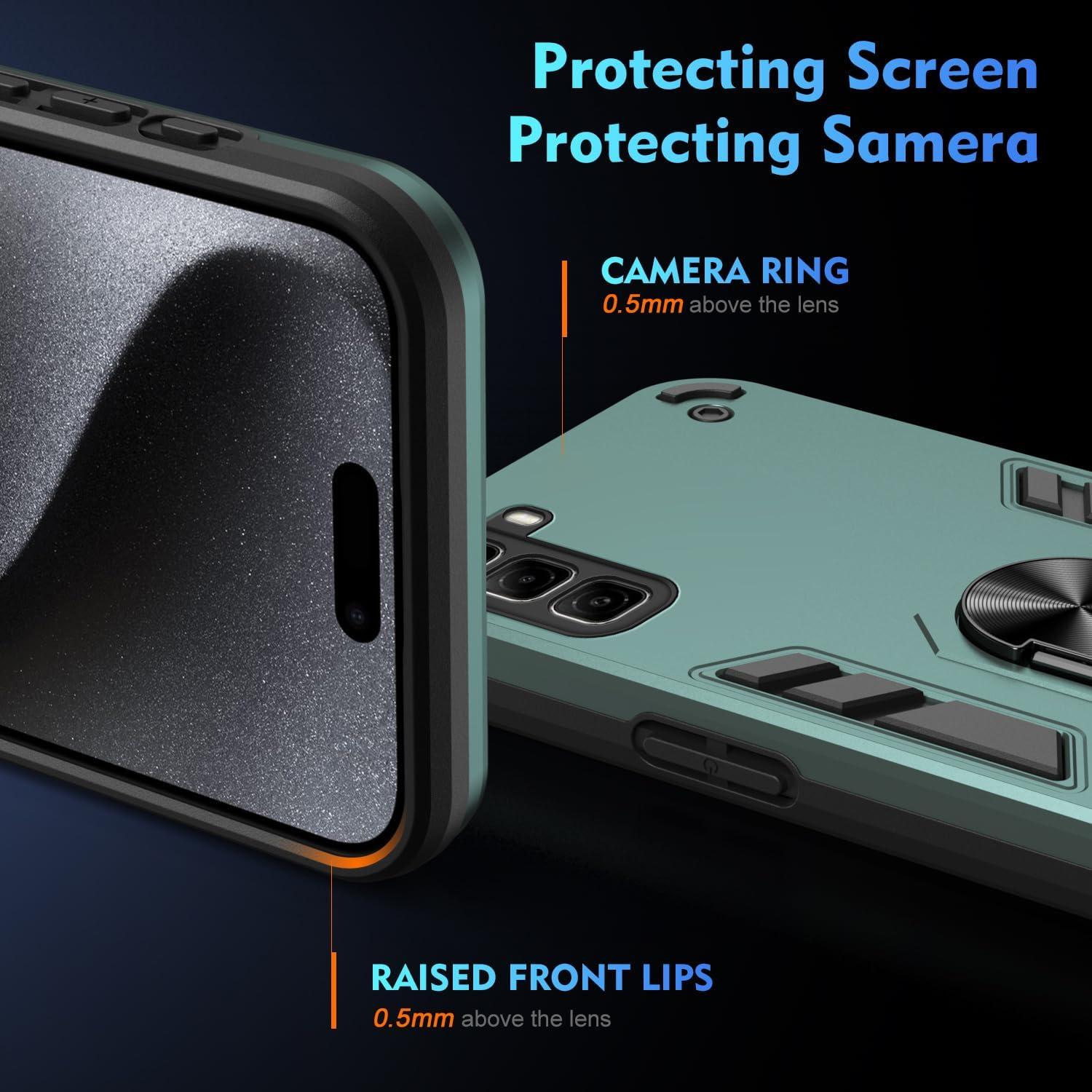 Funda Infinix Hot 50 4G Pzwoxukhov Verde con Soporte Magnético