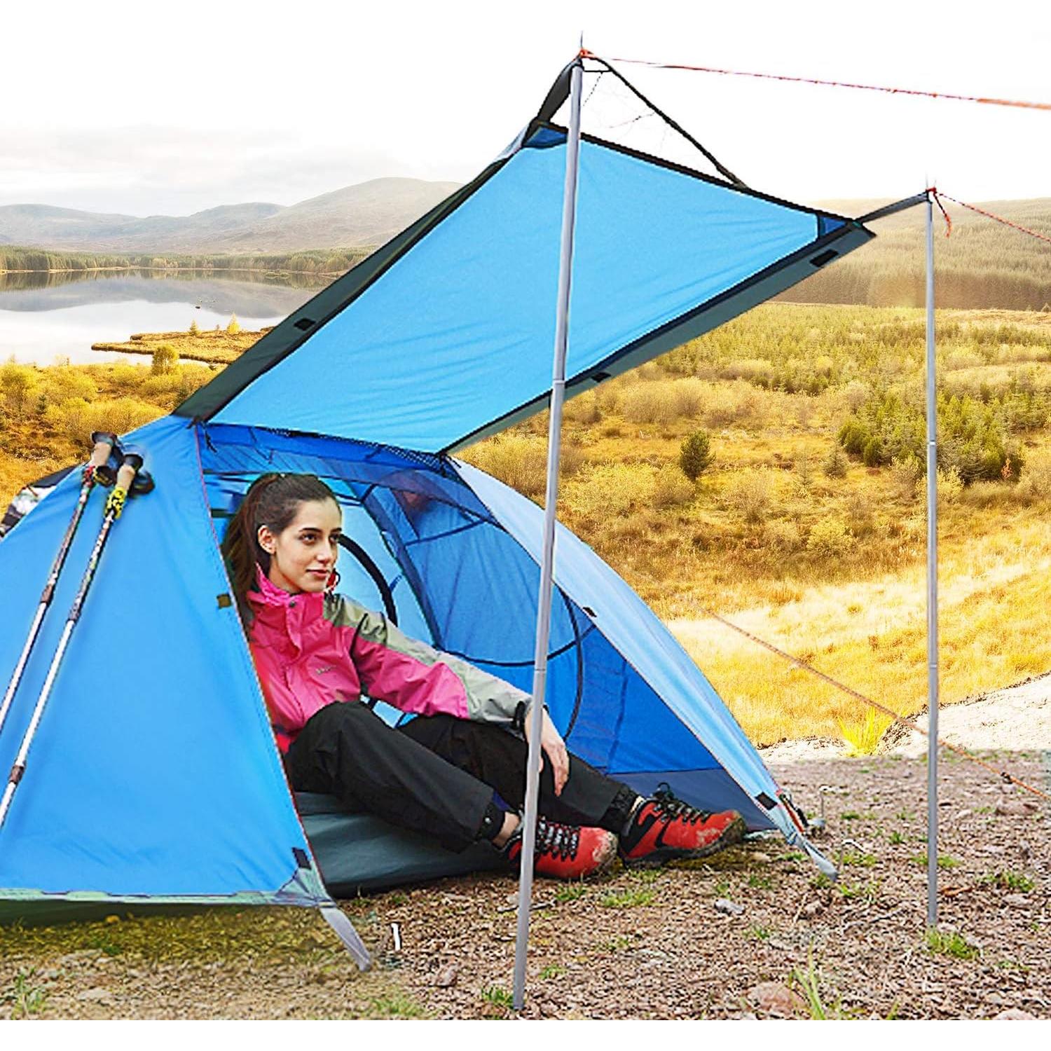 Carpa de Camping BISINNA para 2 Personas Impermeable 3 Temporadas