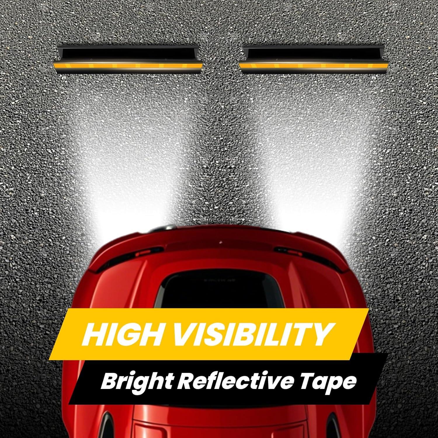 Tope de Rueda para Estacionamiento HOXWELL 2 Pcs 44.45 cm