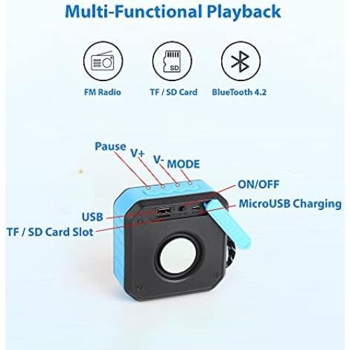 Altavoz Bluetooth Tek Styz TS-1950 IPX7 13h Reproducción Azul