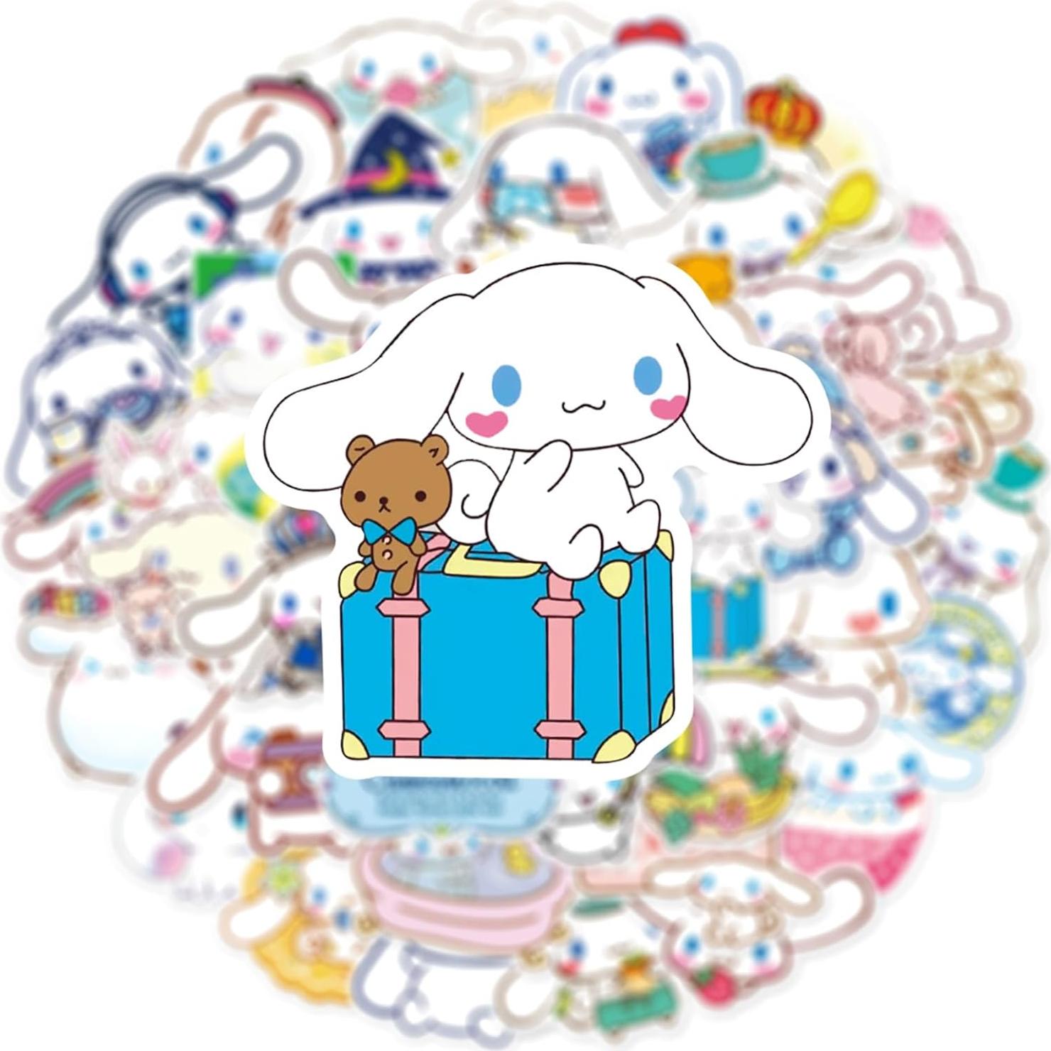 50 Stickers Cinnamoroll RUBANG Impermeables para Laptop y Bicicleta