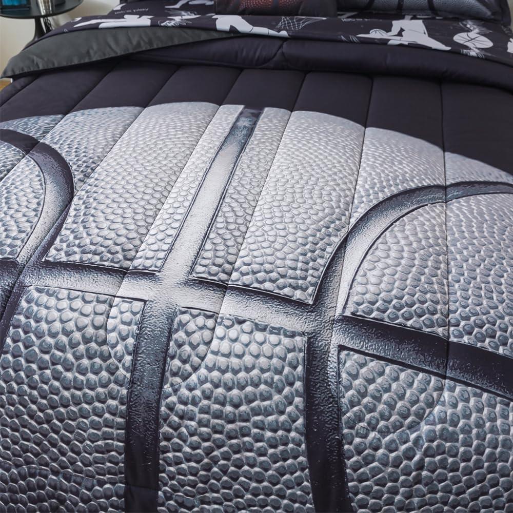 Juego de Edredón de Baloncesto ADASMILE A & S 6 Piezas Individual