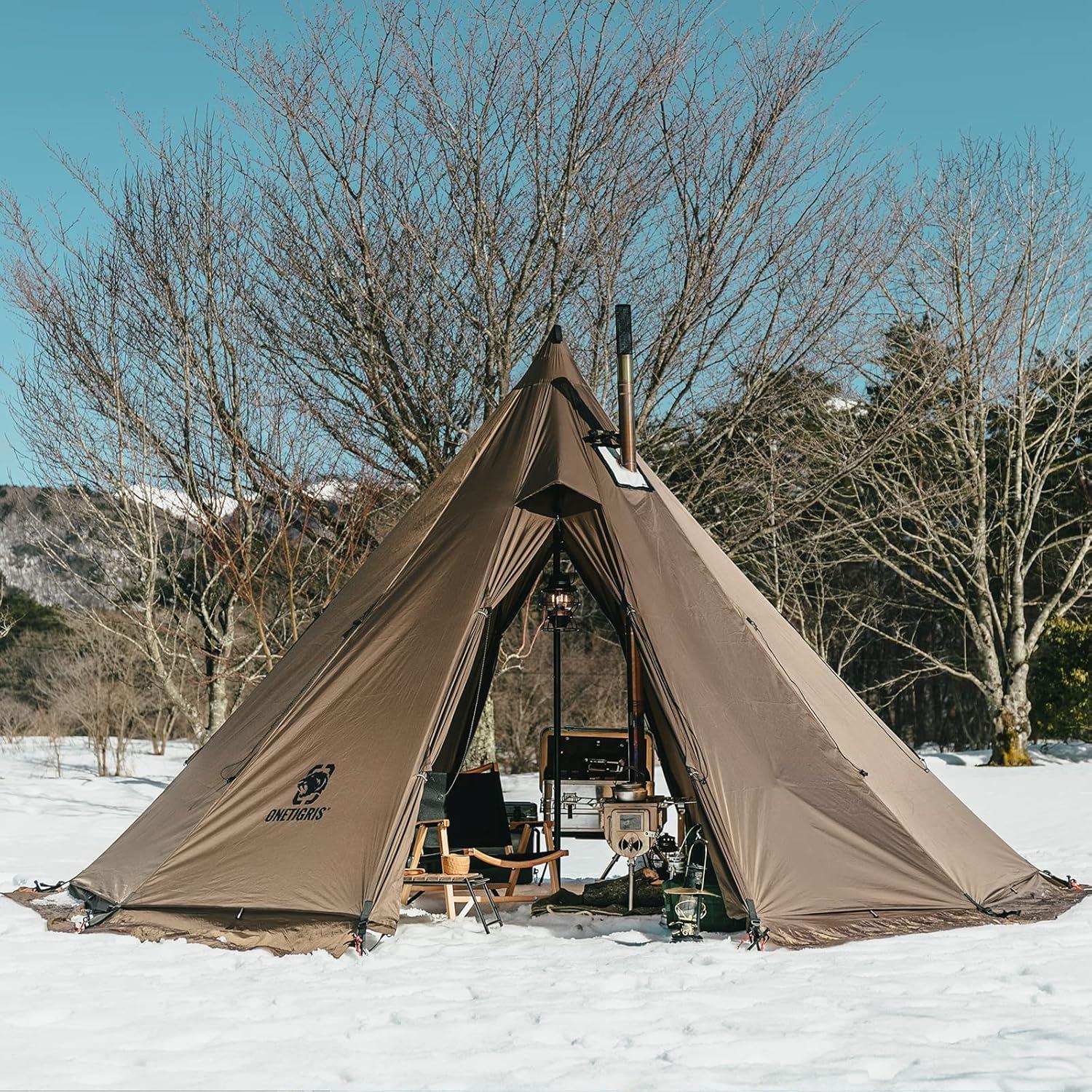 Tienda OneTigris Rock Fortress Tipi 6 Personas Impermeable