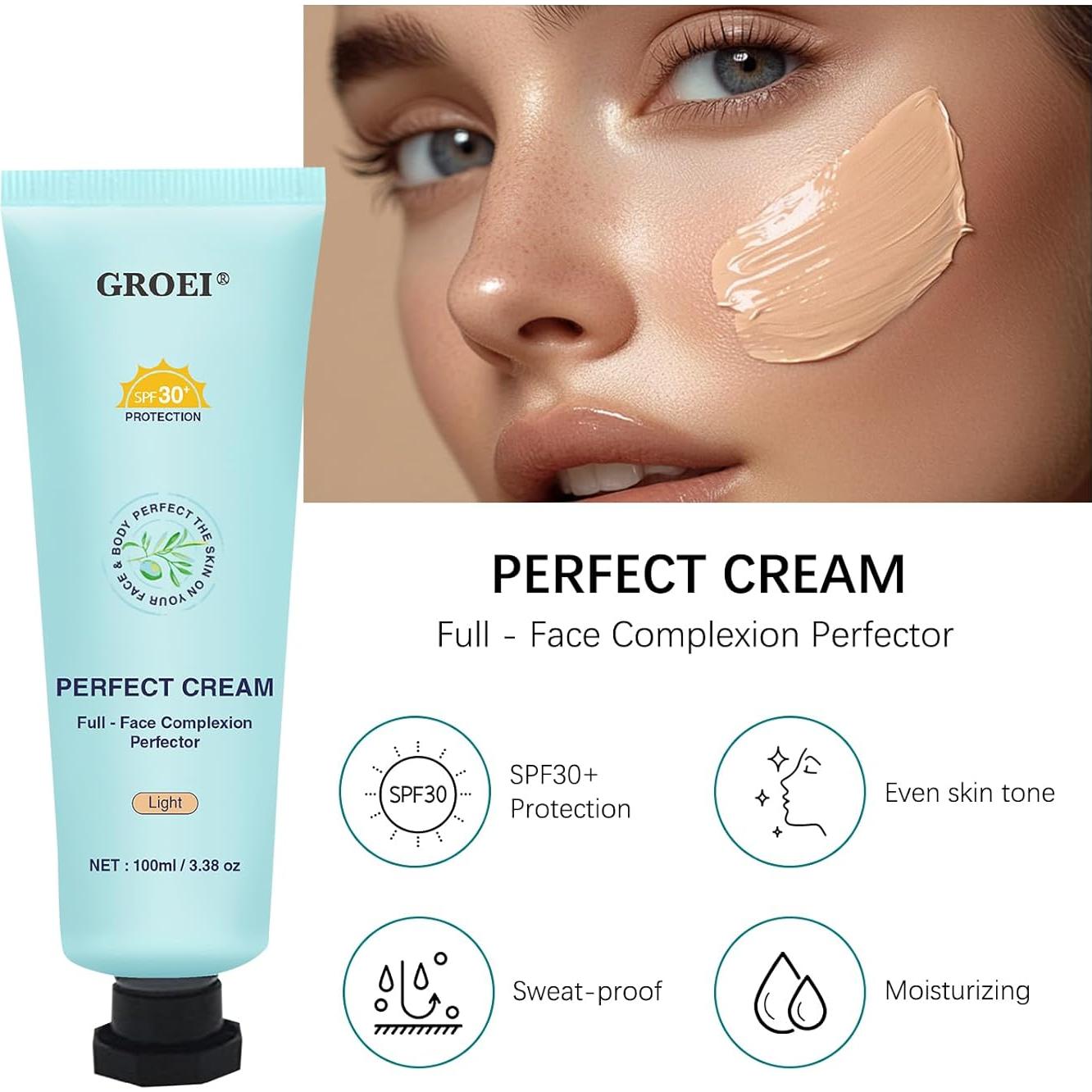 Crema Perfecta BB GROEI 3 en 1 SPF 30 Hidratante Claro