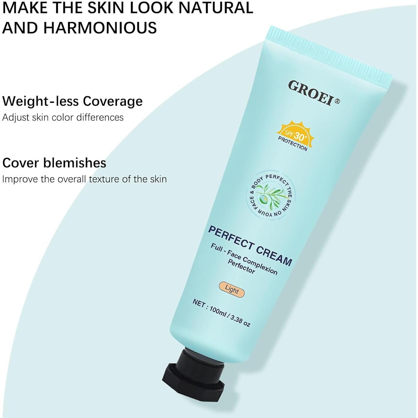 Crema Perfecta BB GROEI 3 en 1 SPF 30 Hidratante Claro