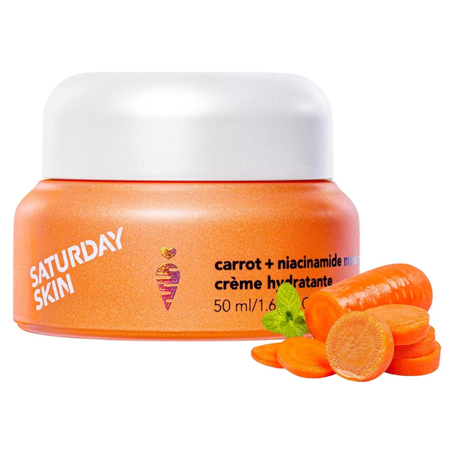 Crema Hidratante Facial Saturday Skin con Zanahoria y Ceramidas 45.6g