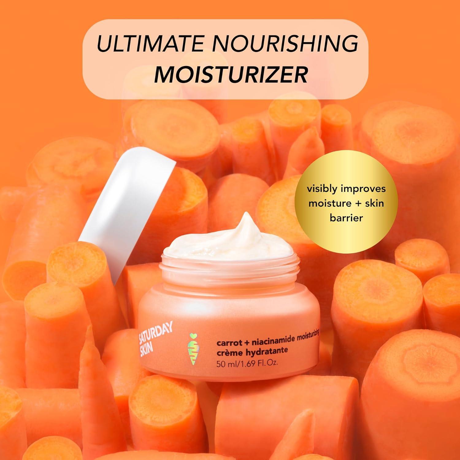 Crema Hidratante Facial Saturday Skin con Zanahoria y Ceramidas 45.6g