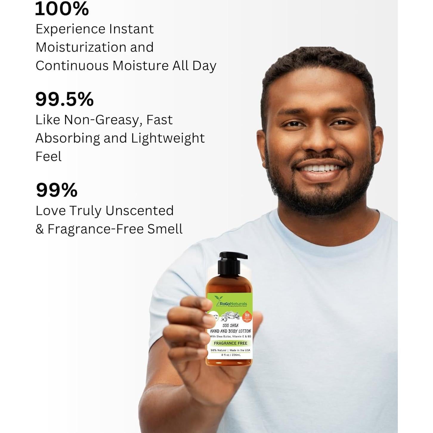 Loción Corporal Hidratante RaGaNaturals 227g Sin Fragancia