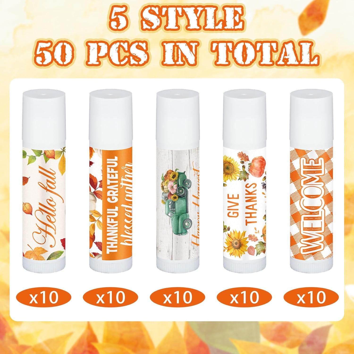 25 Balsamos Labiales Temáticos Otoño Halloween Siifert Sabor Miel