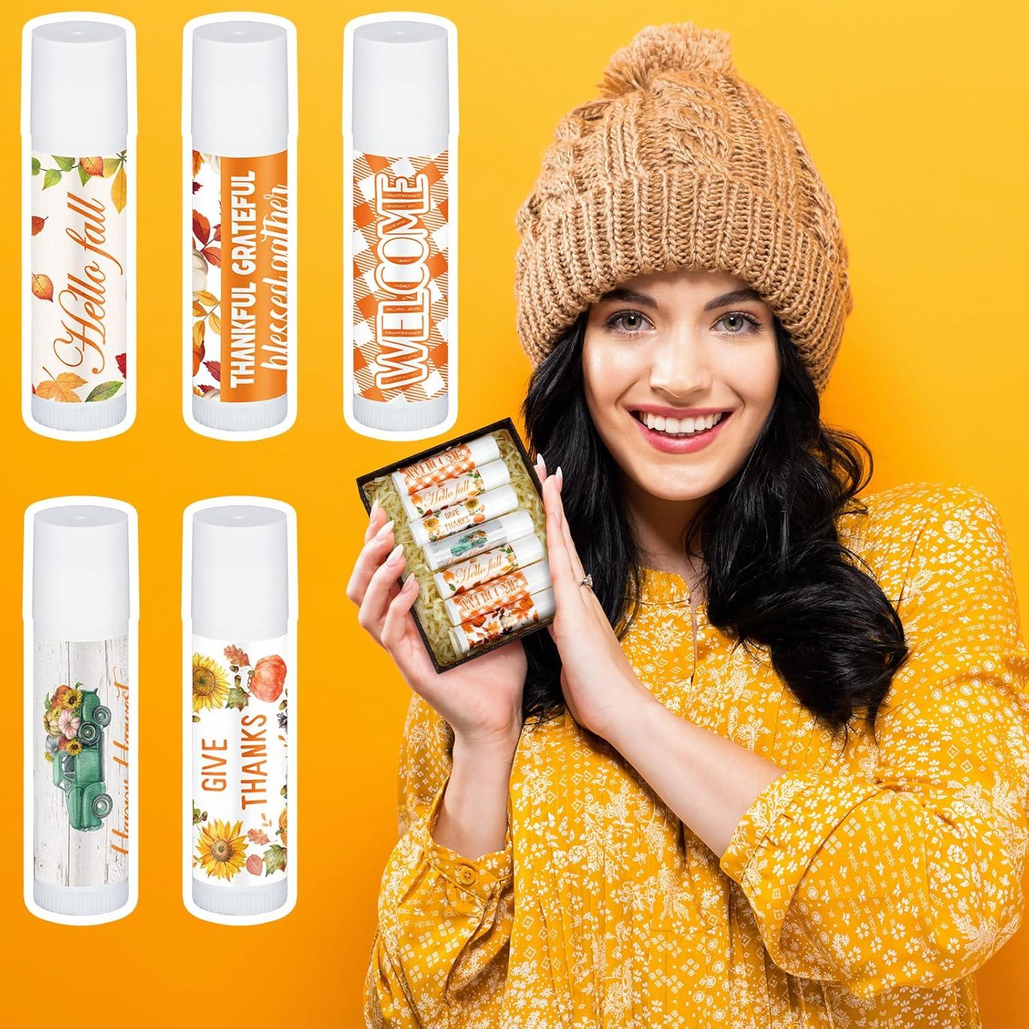 25 Balsamos Labiales Temáticos Otoño Halloween Siifert Sabor Miel