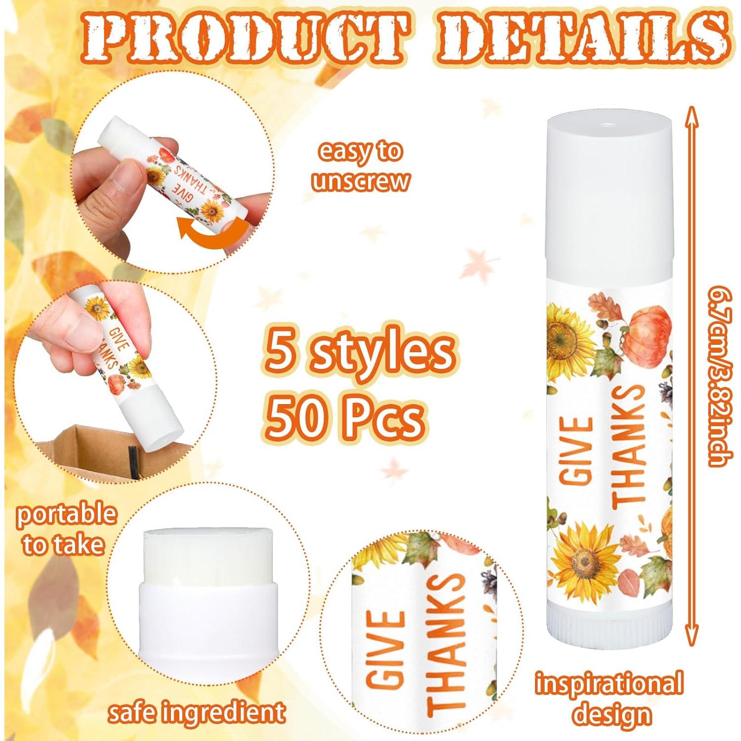 25 Balsamos Labiales Temáticos Otoño Halloween Siifert Sabor Miel