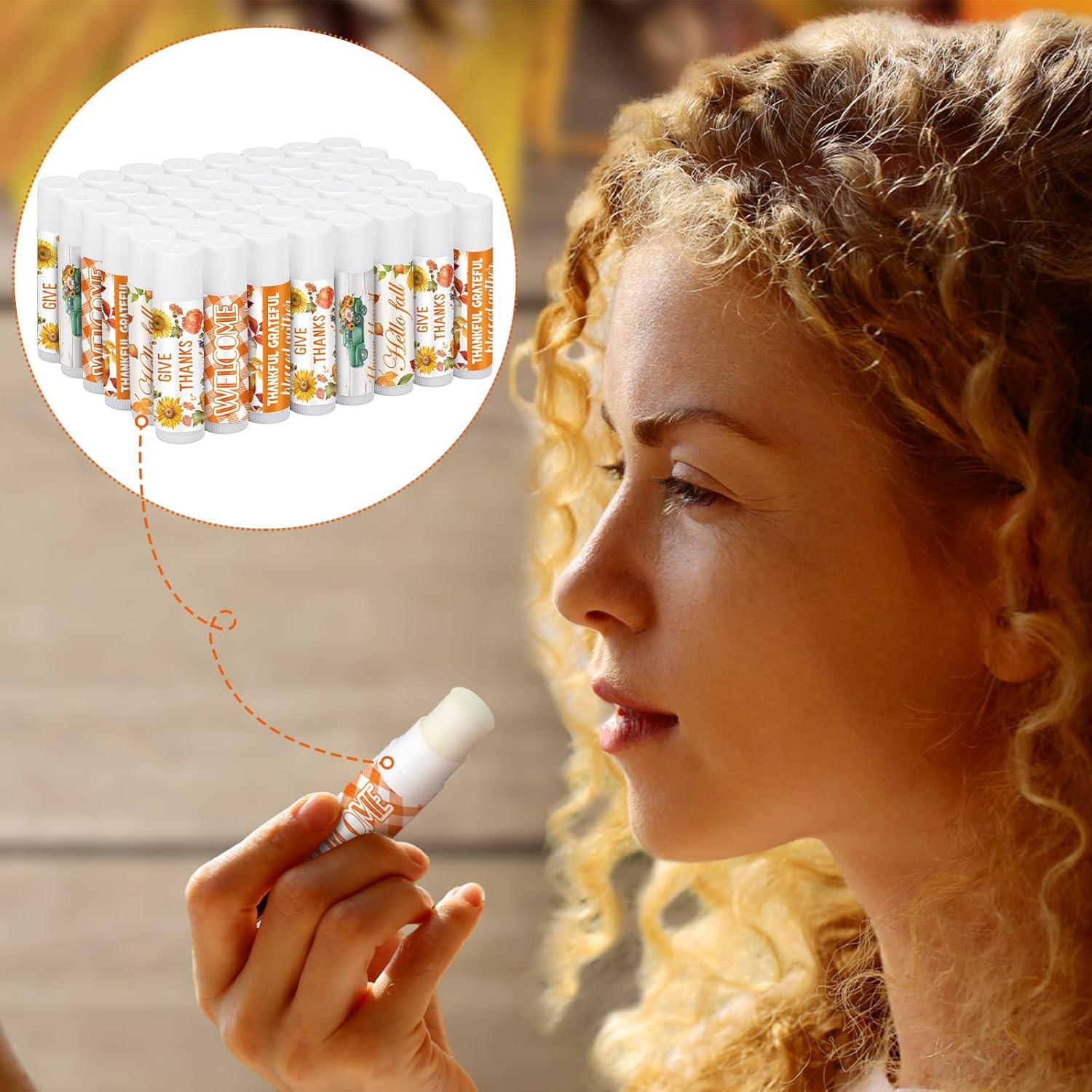 25 Balsamos Labiales Temáticos Otoño Halloween Siifert Sabor Miel