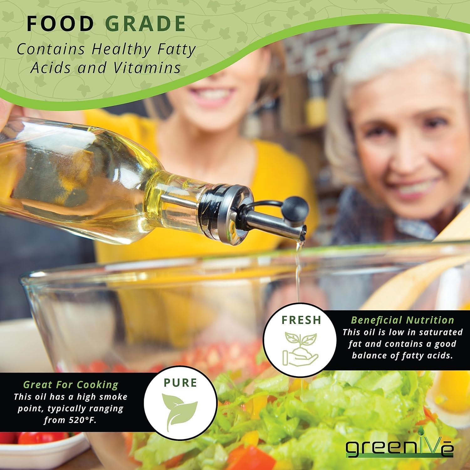 Aceite de Aguacate GreenIVe 100% Puro 473ml Prensado en Frío