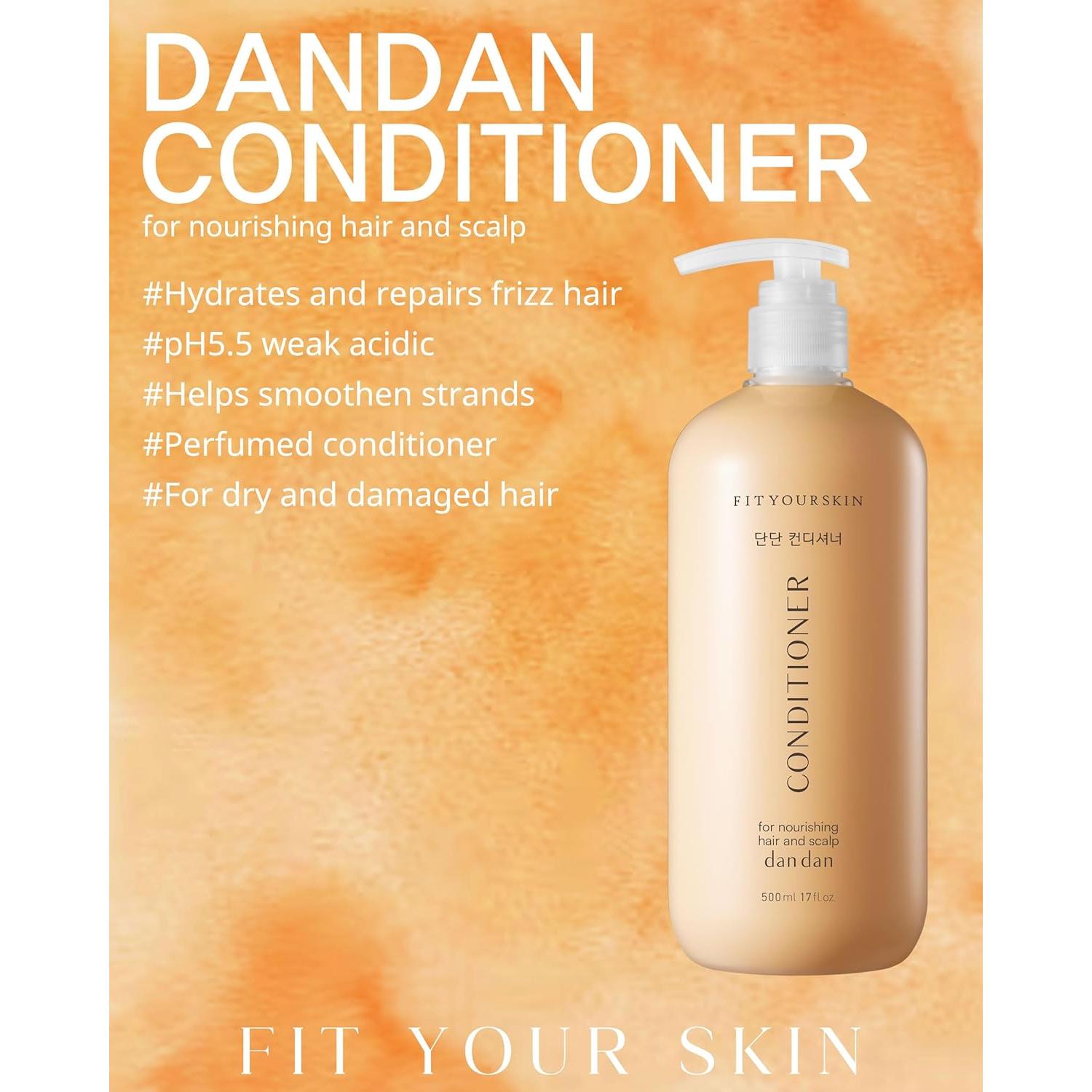 Acondicionador Nutritivo DAN DAN 500 ml - pH 5.5, Control de Frizz