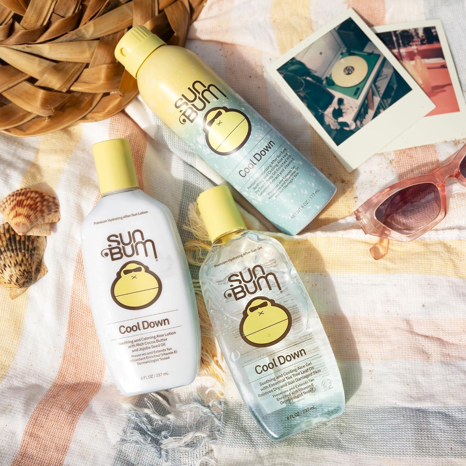 Gel de Aloe Vera Cool Down Sun Bum 236.6 ml - Alivio Quemaduras