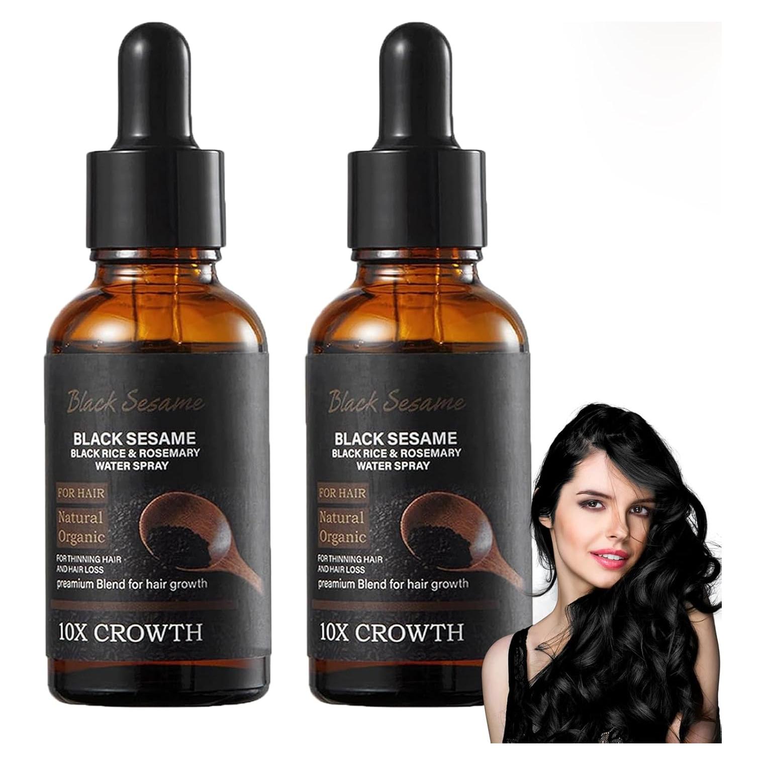 Suero Crecimiento Cabello Sésamo Negro WRTHYT 30ML 2PCS