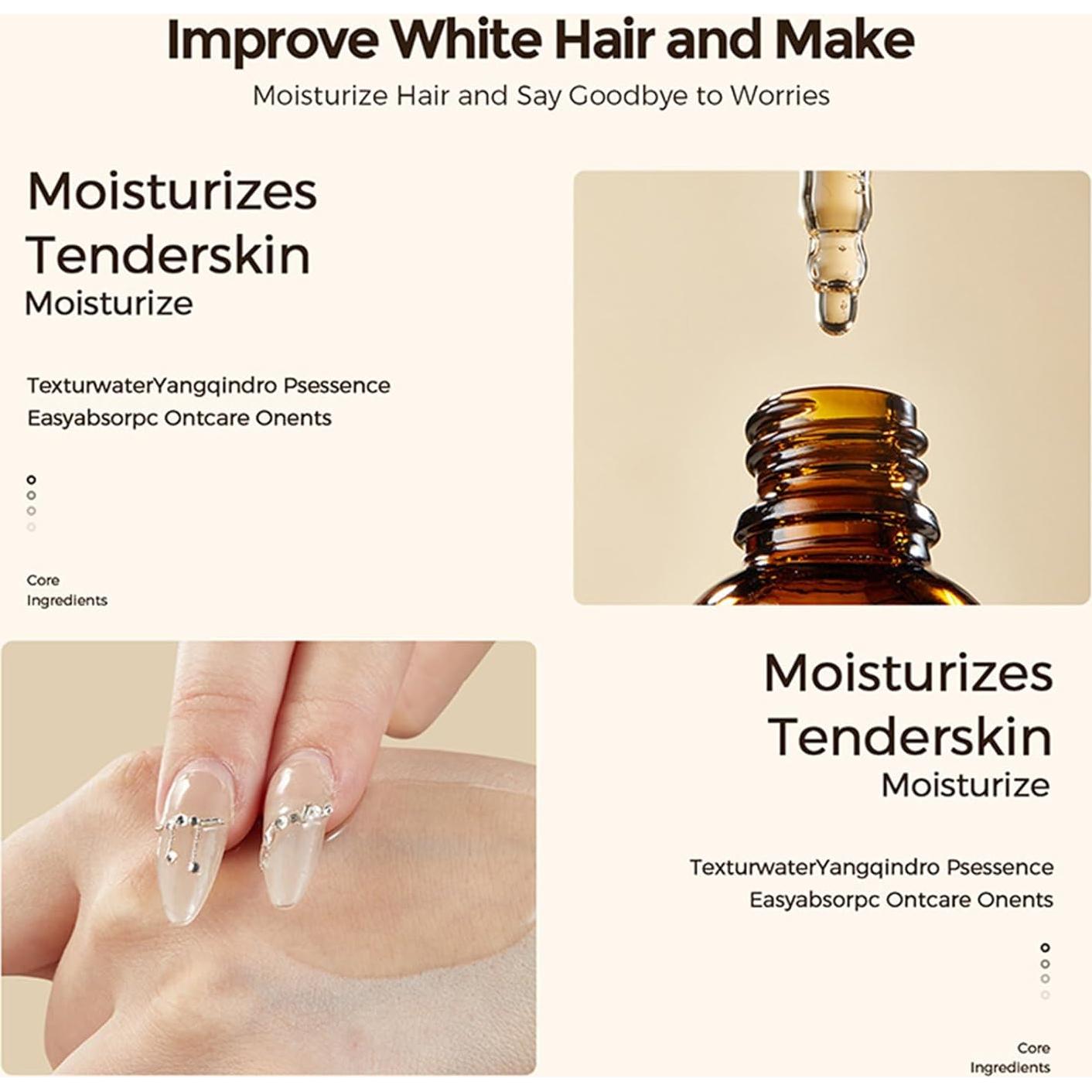 Suero Crecimiento Cabello Sésamo Negro WRTHYT 30ML 2PCS