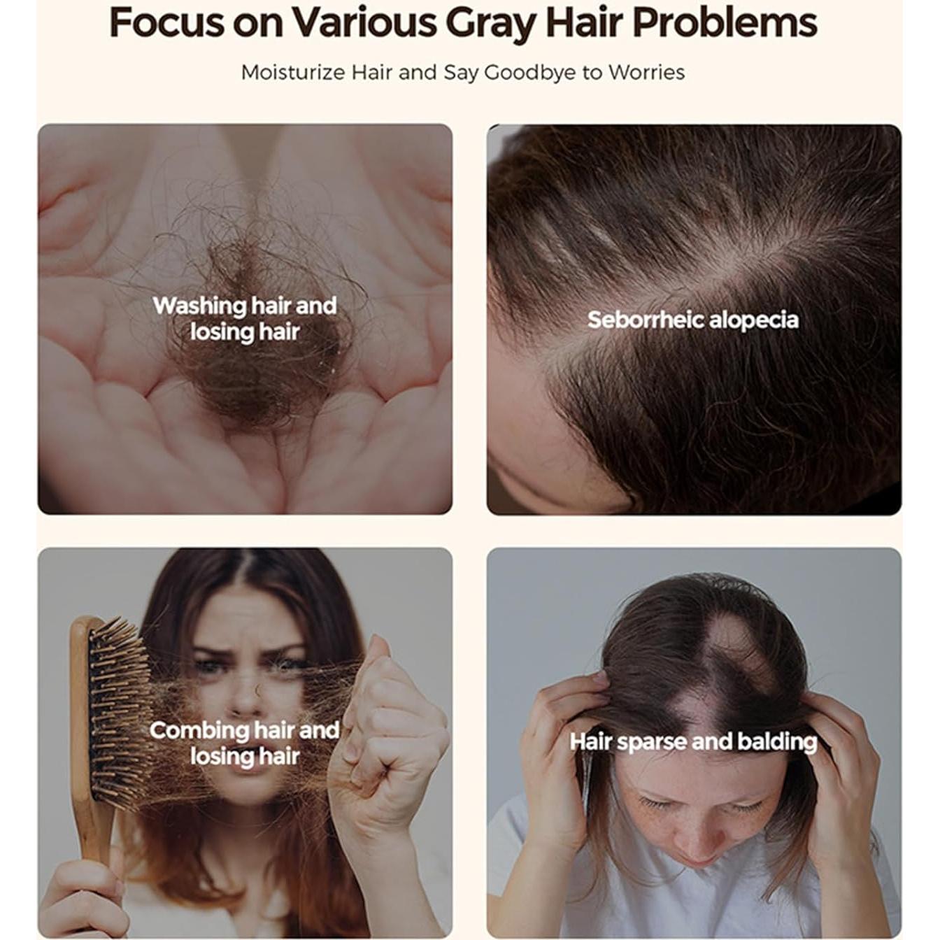 Suero Crecimiento Cabello Sésamo Negro WRTHYT 30ML 2PCS