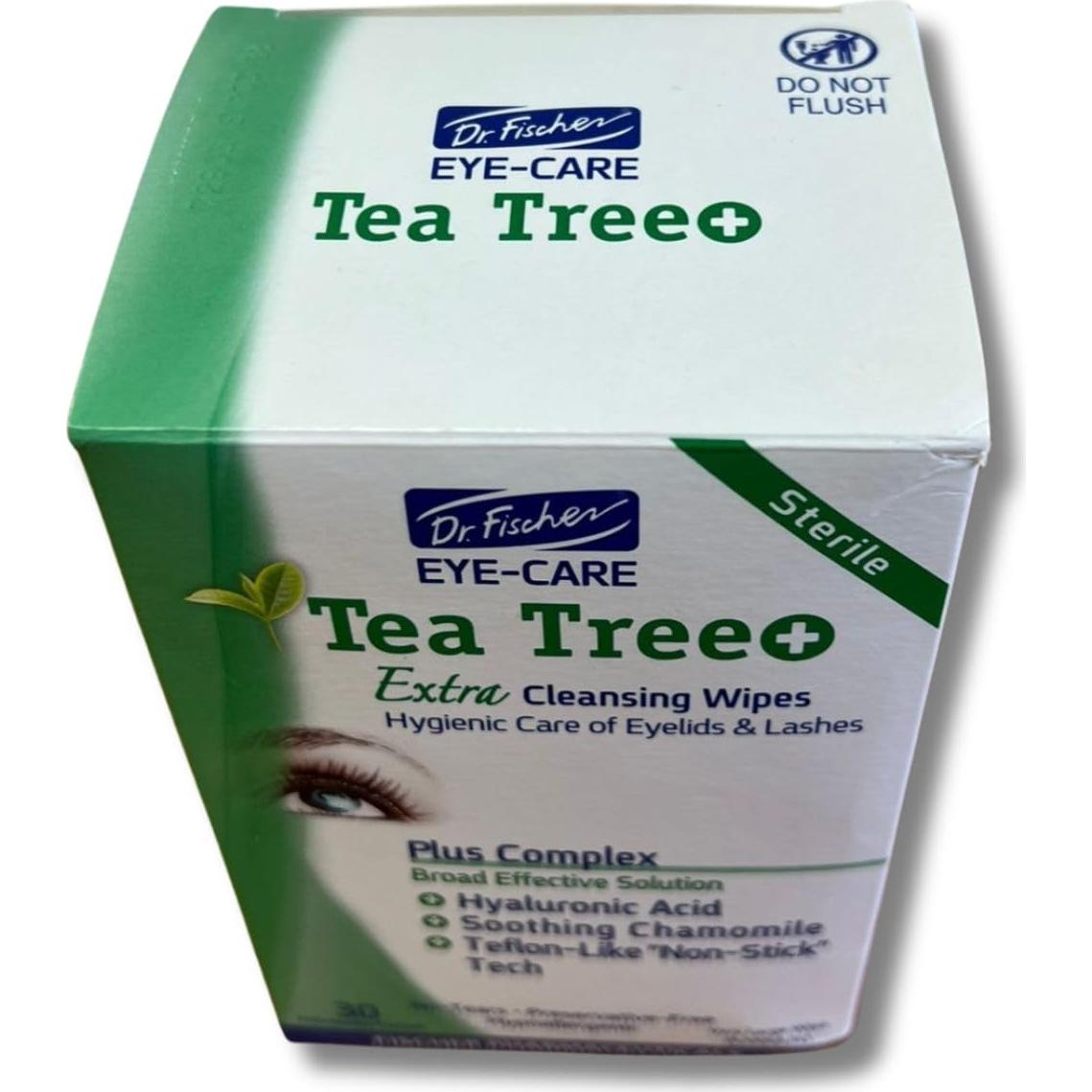 Toallitas desmaquillantes Dr. Fischer con aceite de árbol de té - 30 unidades