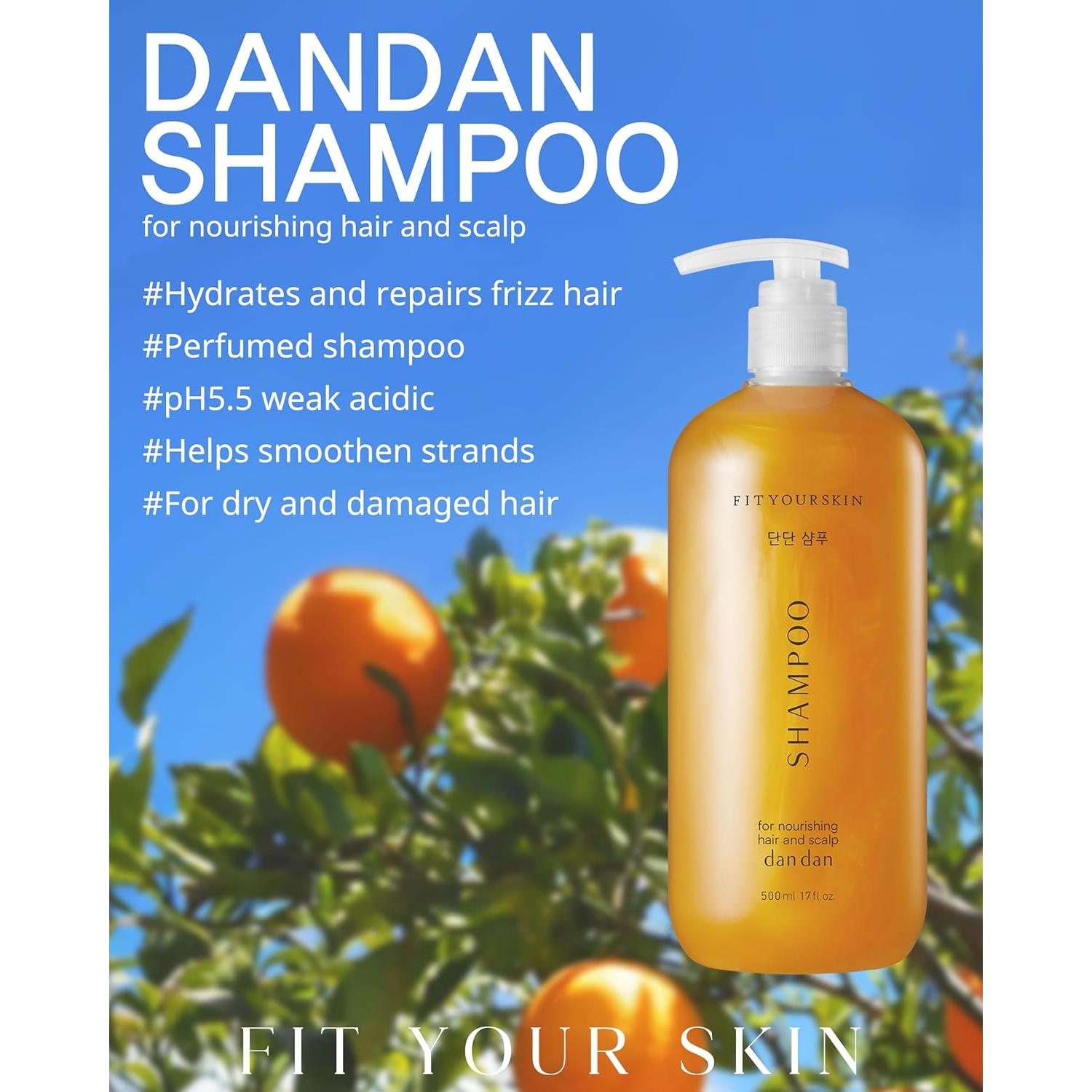 Champú Nutritivo DAN DAN 500 ml - pH 5.5 Control Frizz