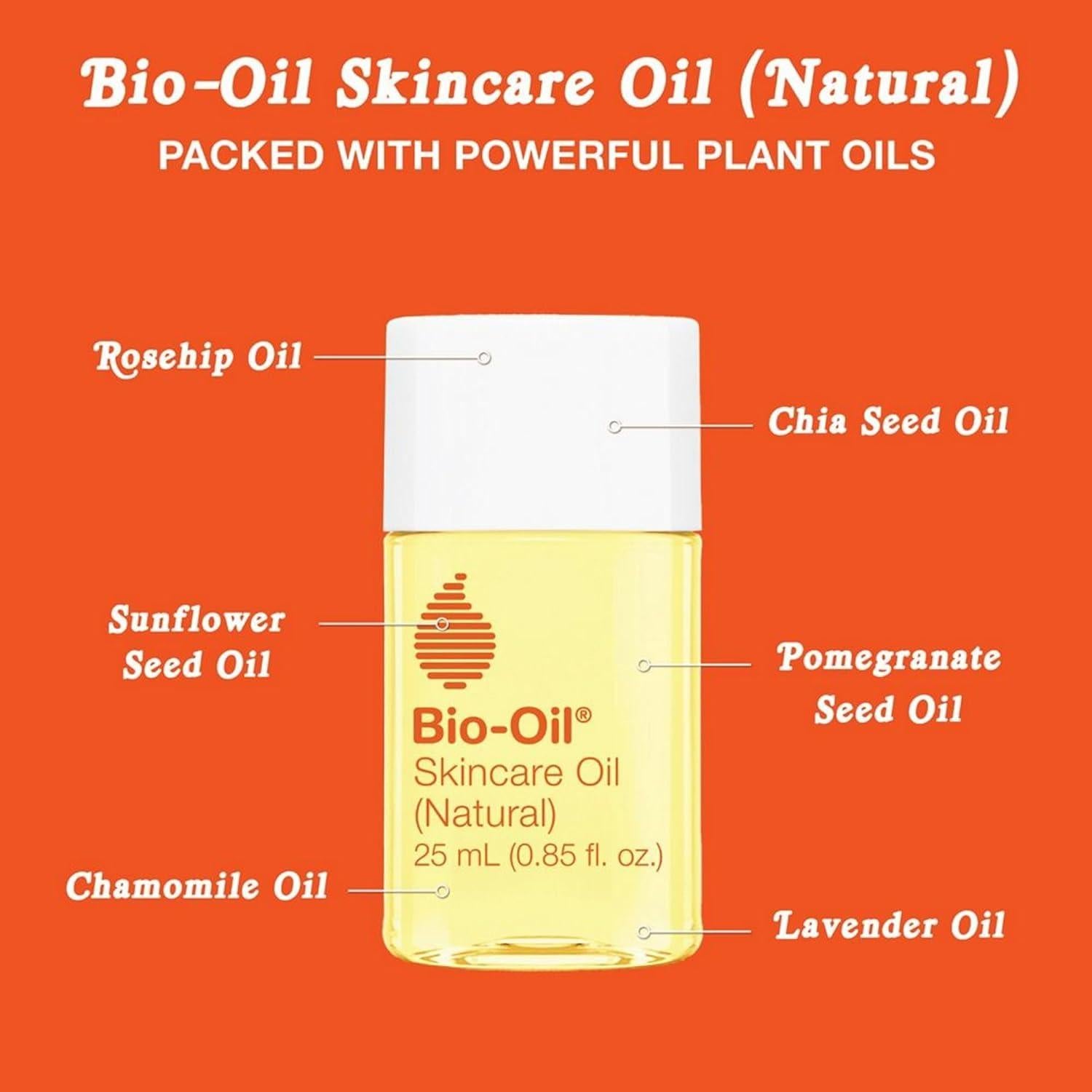 Bio-Oil Aceite Natural 24.1 ml x 3 - Hidratante Piel y Cicatrices