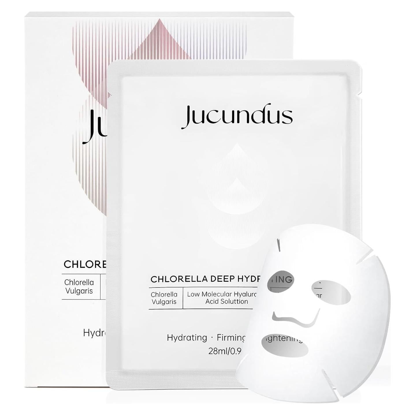 Mascarilla Facial Hidratante Jucundus Chlorella 1 Cuenta